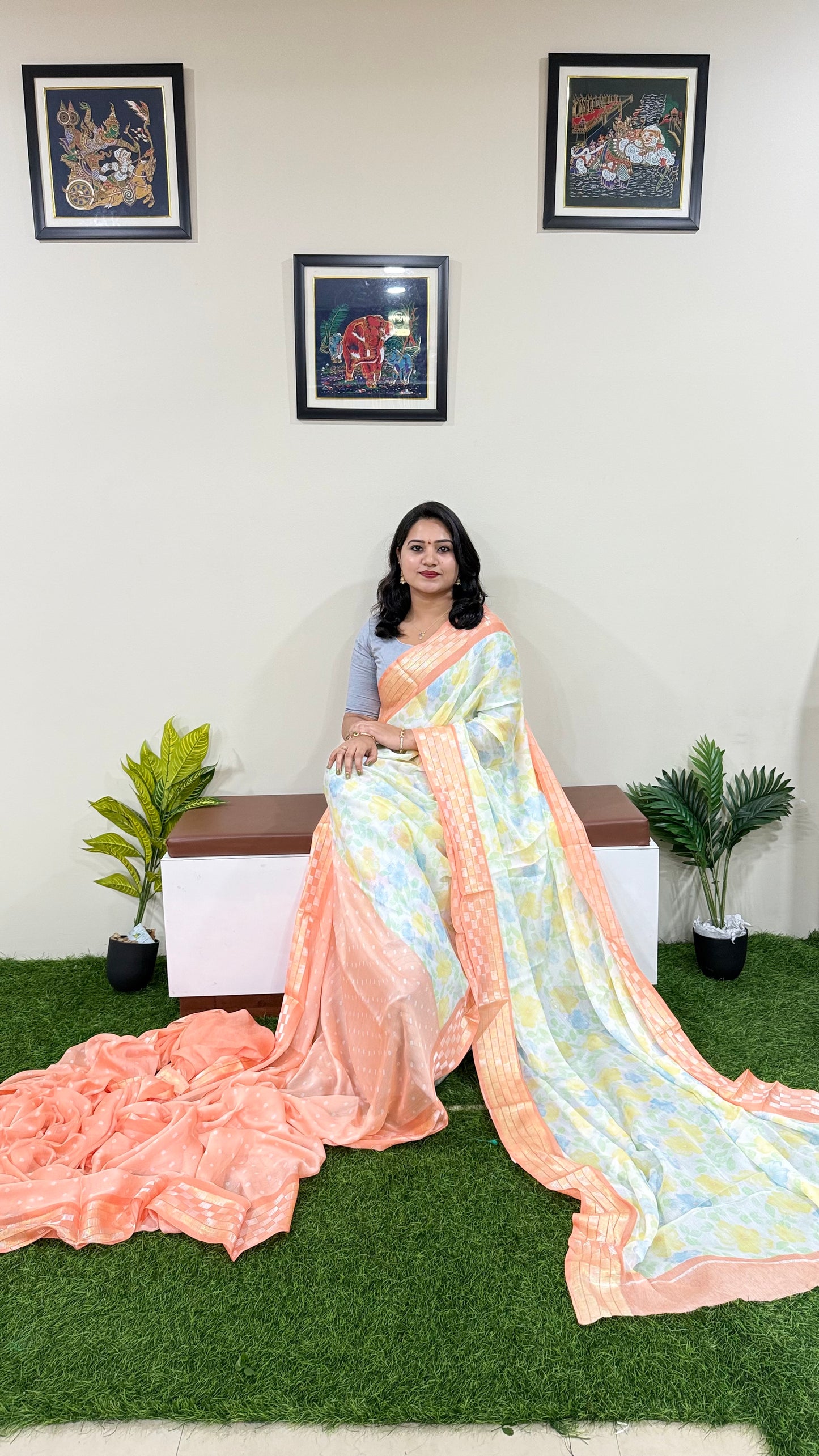 STAVAN Presents: AAVI - Pure Jari Chiffon