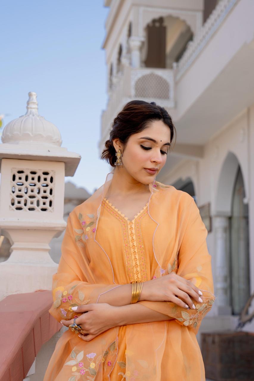 Premium Kurta Pant Dupatta Set