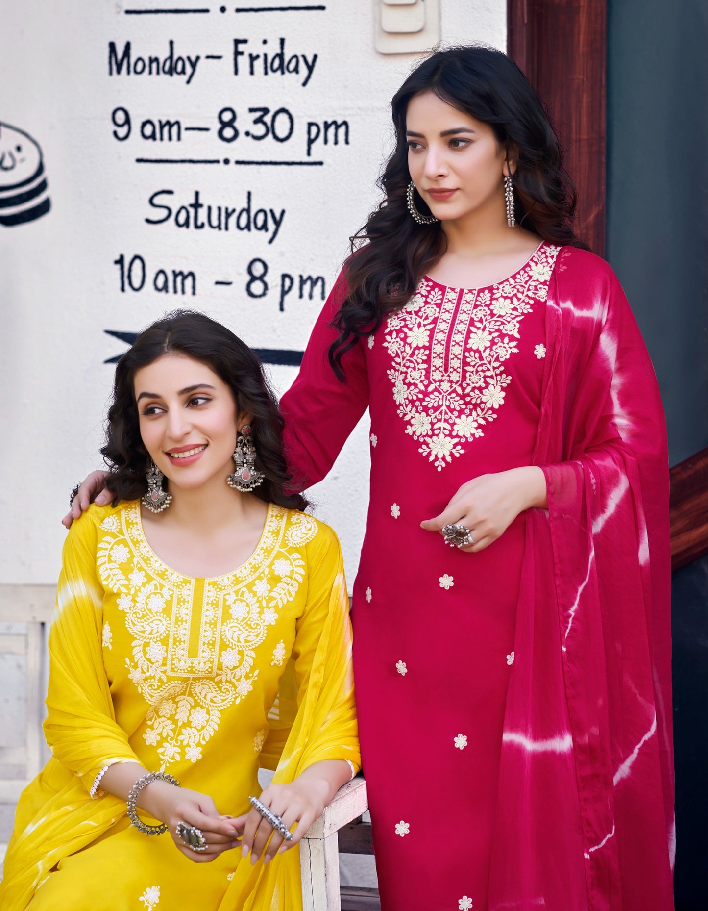 PURE COTTON ELEGANCE KURTI PANT WITH DUPATTA