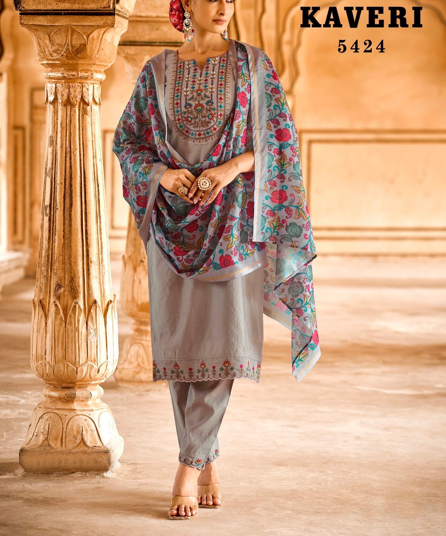 Kaveri by Rangoon Viscose embroidery