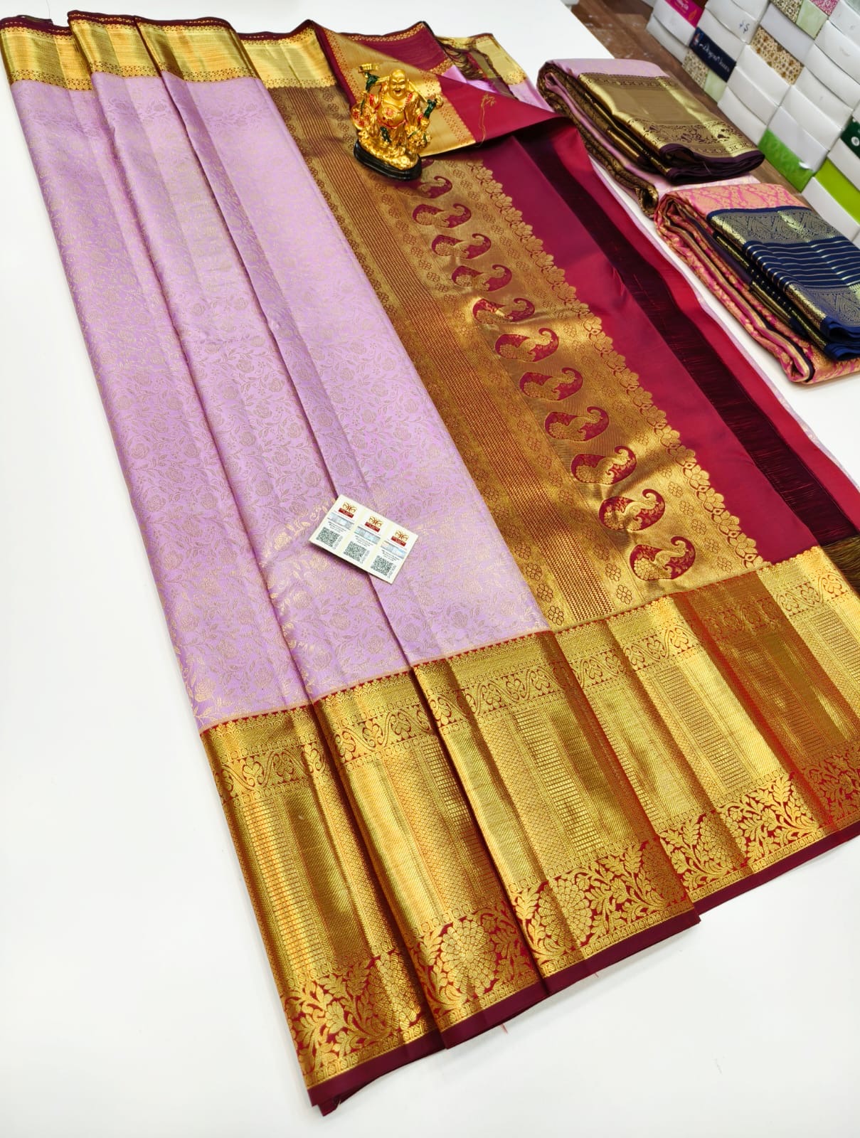 Exquisite Kanchipuram Wedding Silk Saree - 100% Pure Elegance