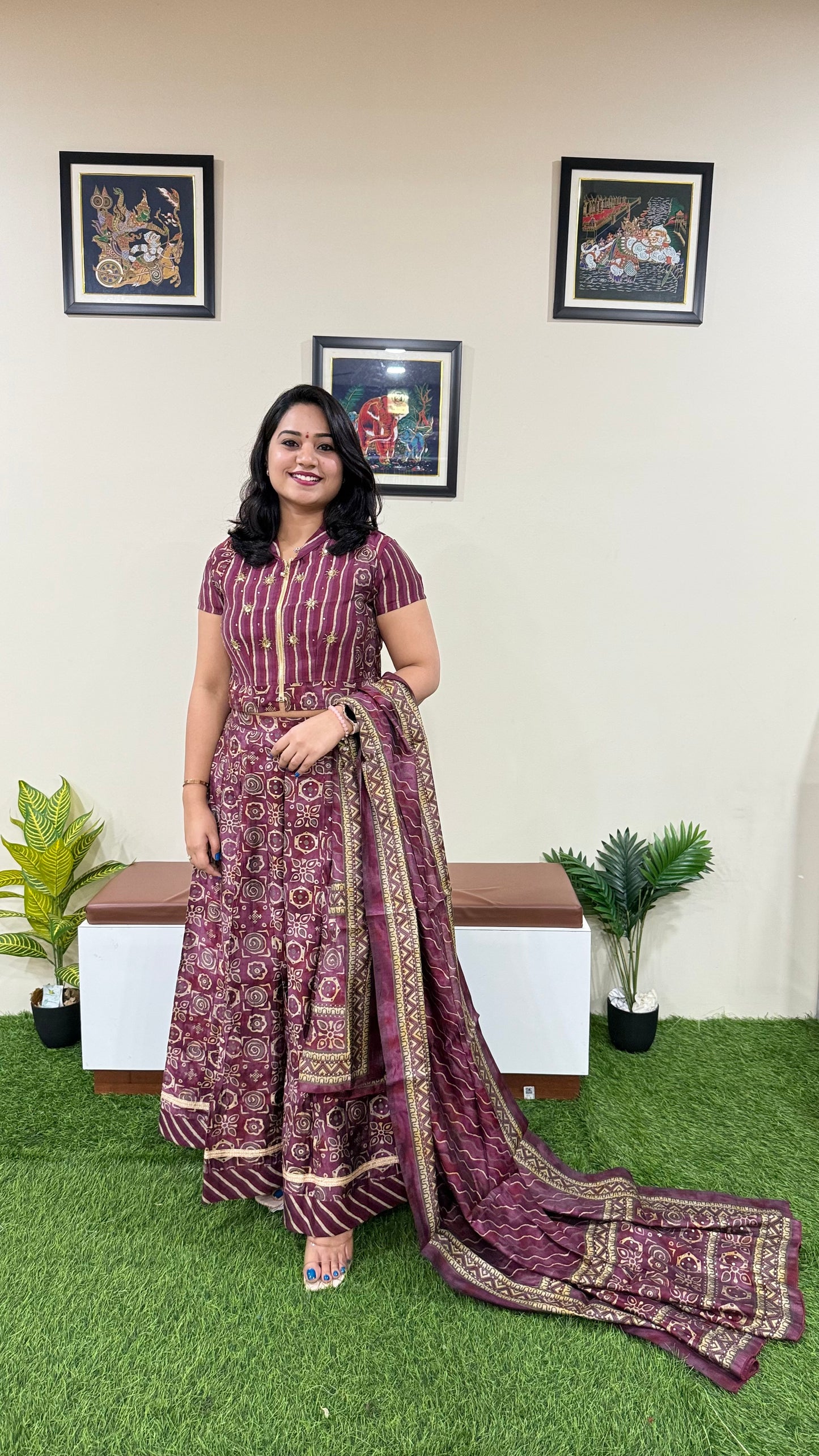 Elevate Your Festive Look for Just ₹1999 - Muslin Top, Skirt Dupatta
