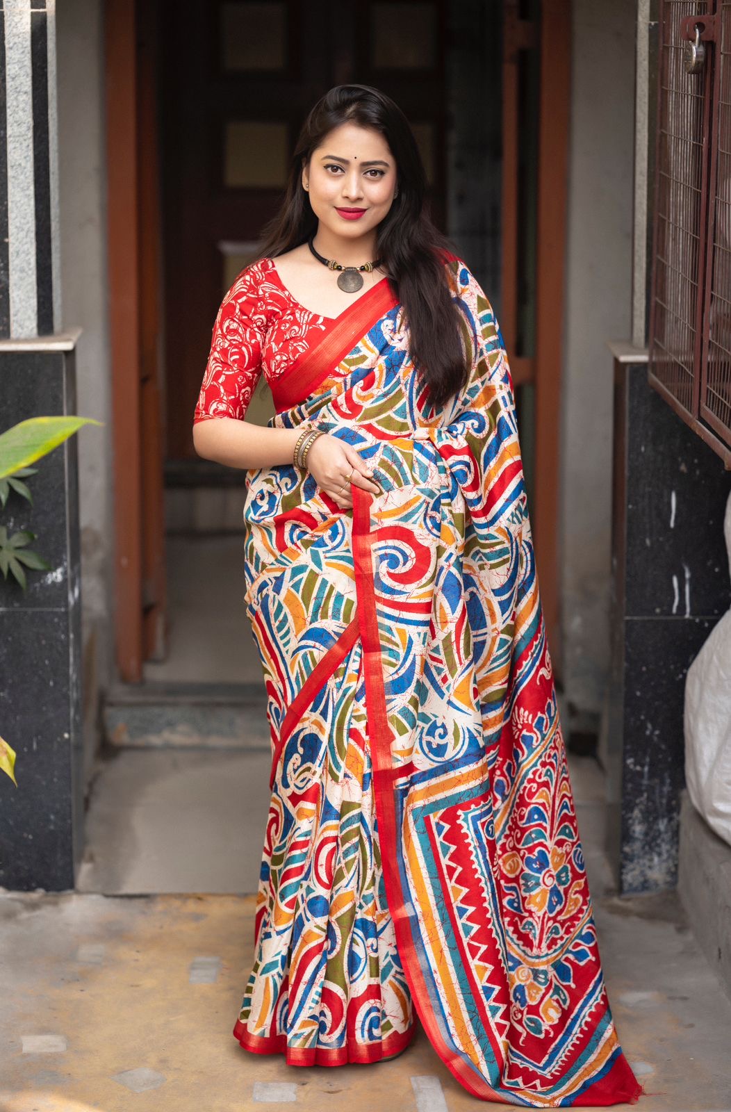 Cotton Crape Sarees