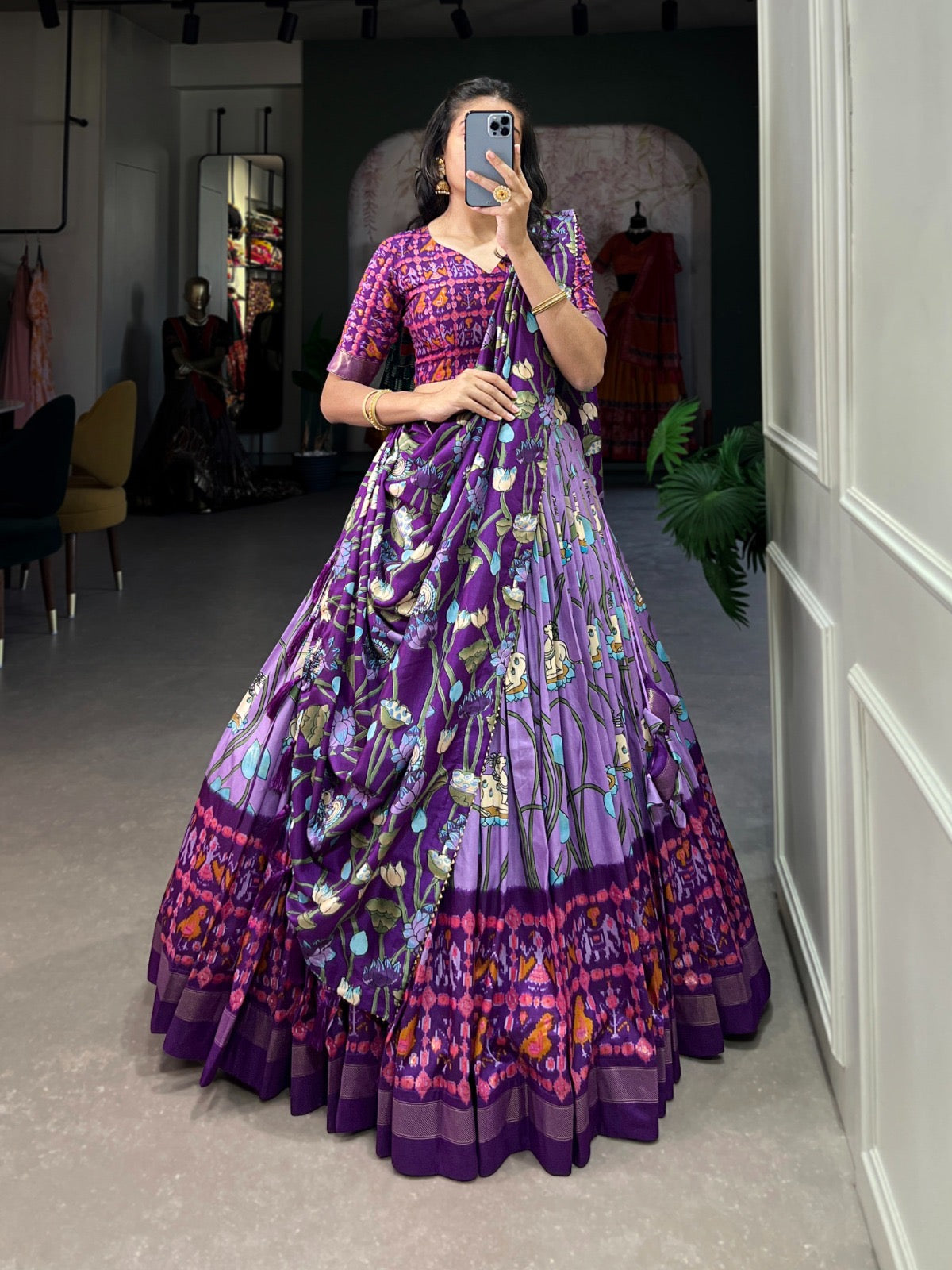 Exclusive Single Piece - ₹1050 Pure Dola Silk Chaniya Choli