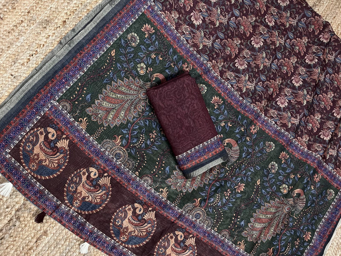 Blossom Bliss Chanderi Cotton