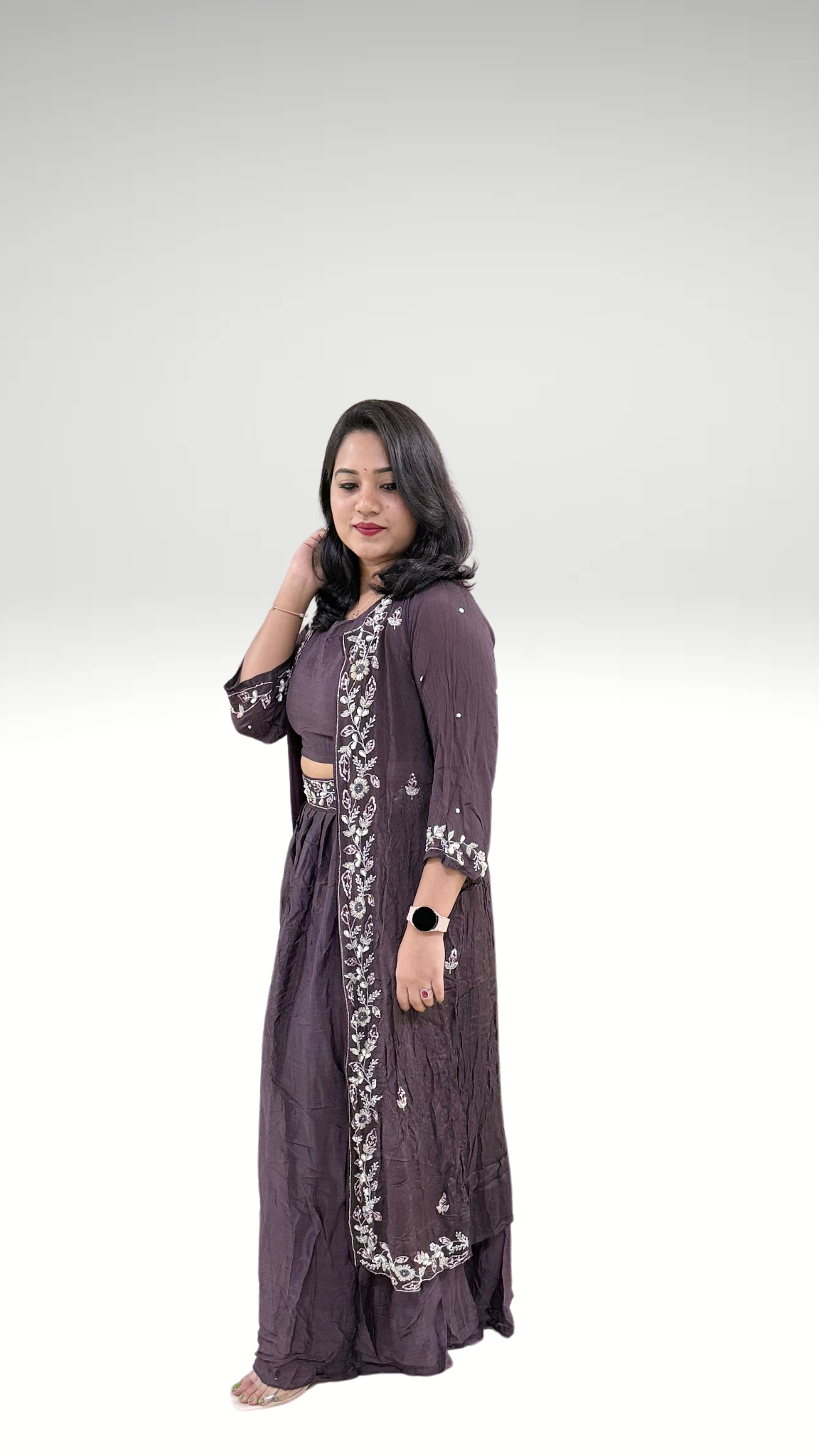 New Design: Skirt Choli with Heavy Jacket