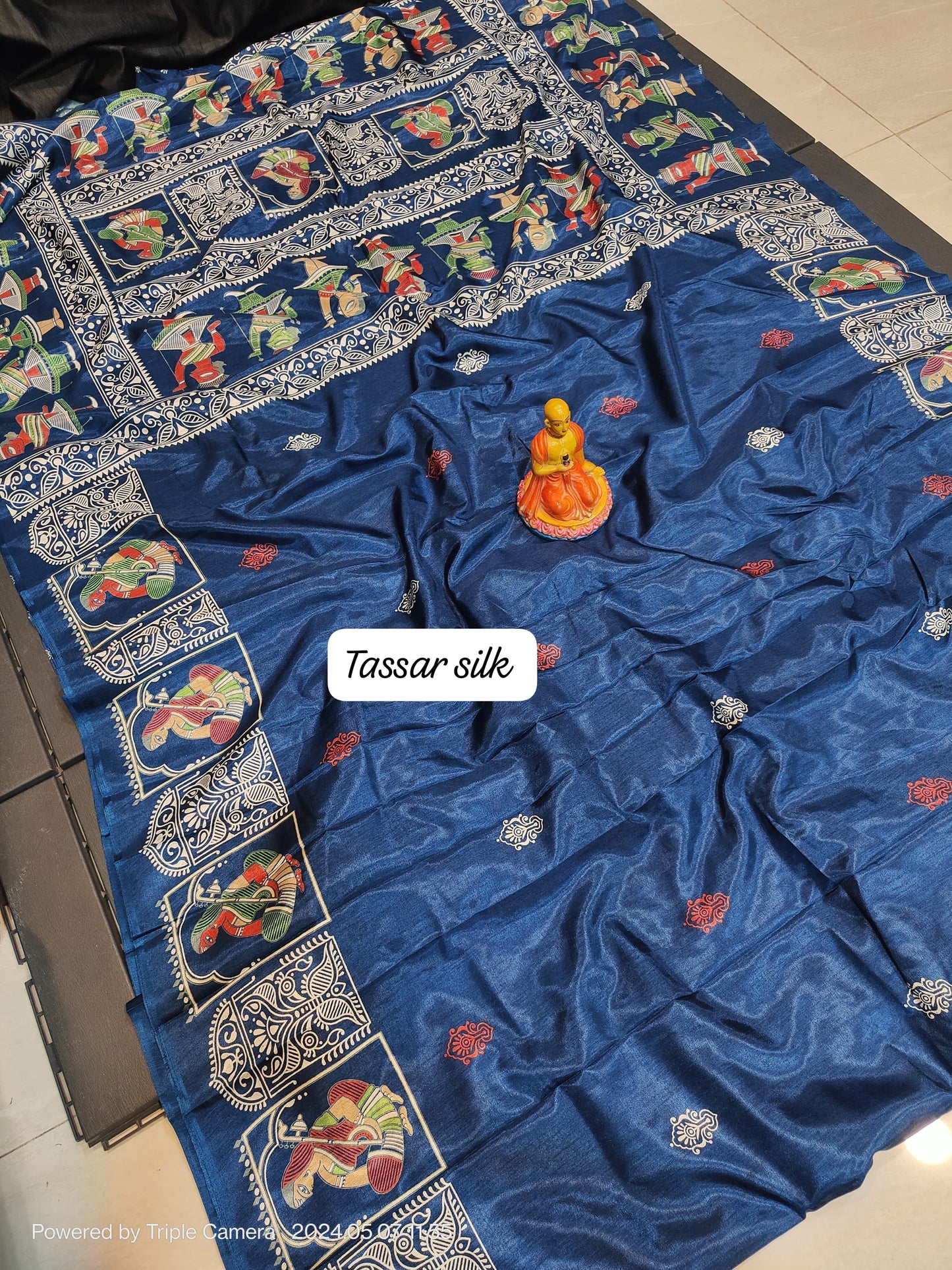 Chic & Affordable: Tantalizing Tassar Silk Saree with BP – Only ₹799