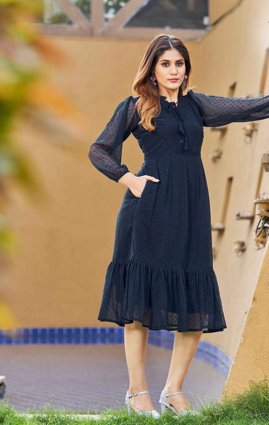 Charming Georgette Kurtis
