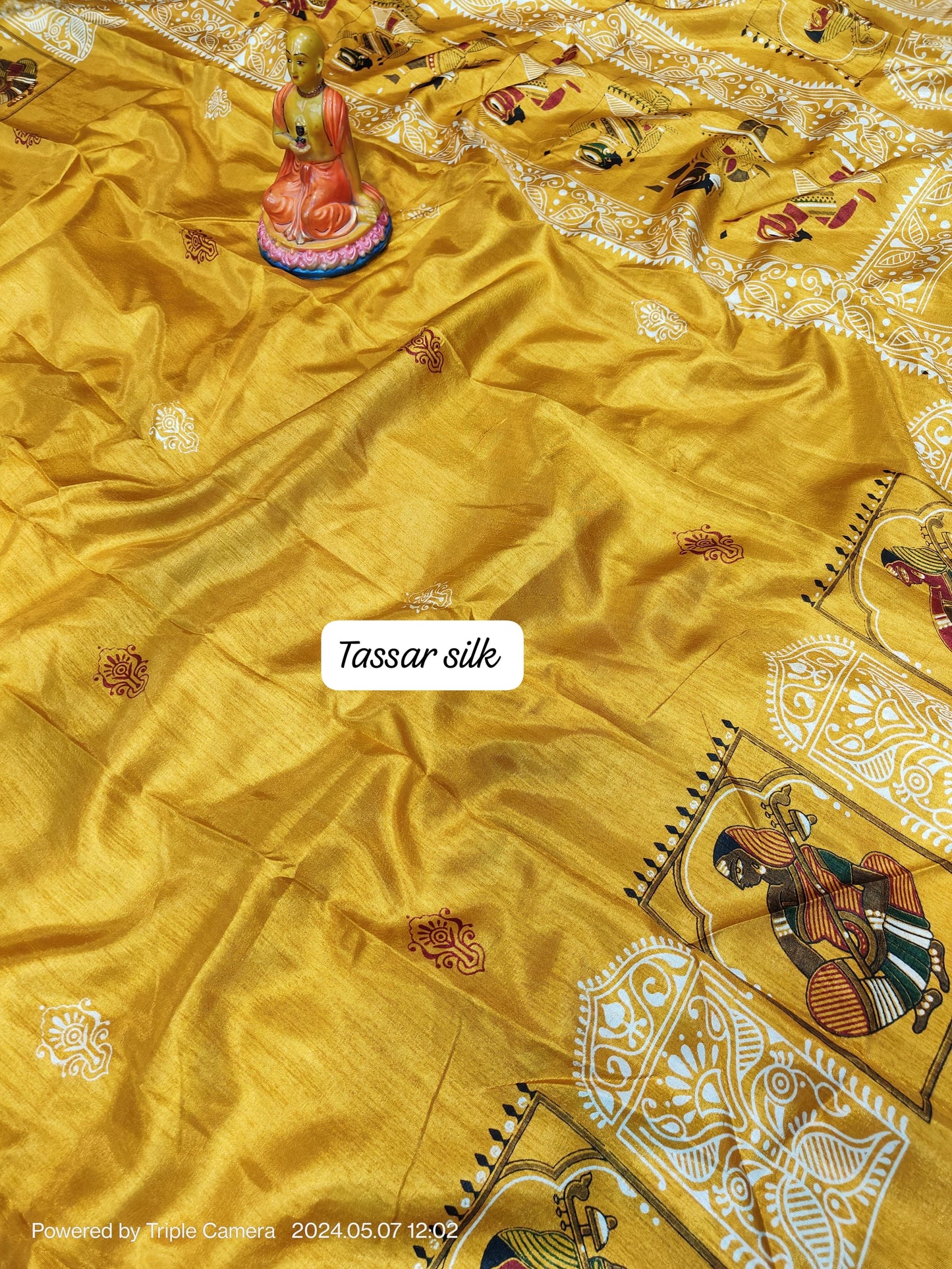 Elegance Redefined: Semi Tussar Silk Saree with Blouse Piece - Only INR 999