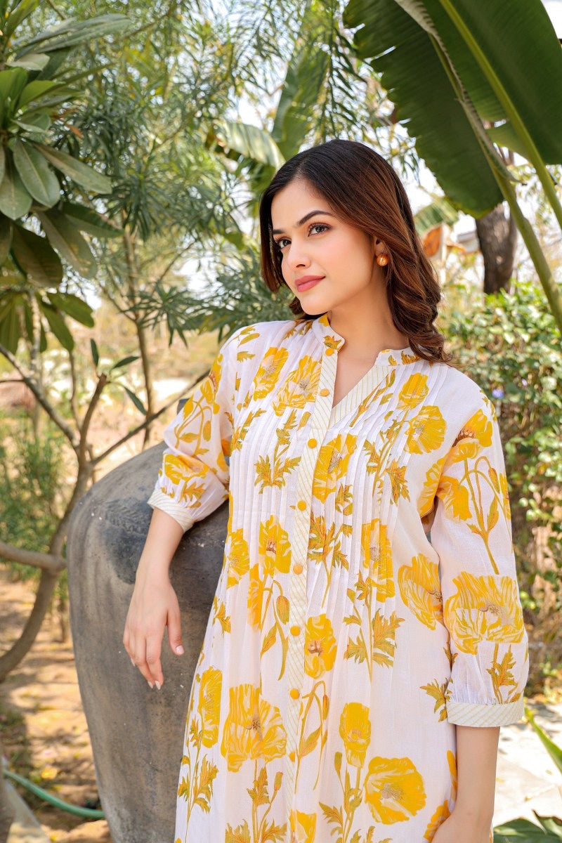 Mul Cotton Kurta Pant Set for Women with Soft Lining – Breathable Daily Ethnic Wear