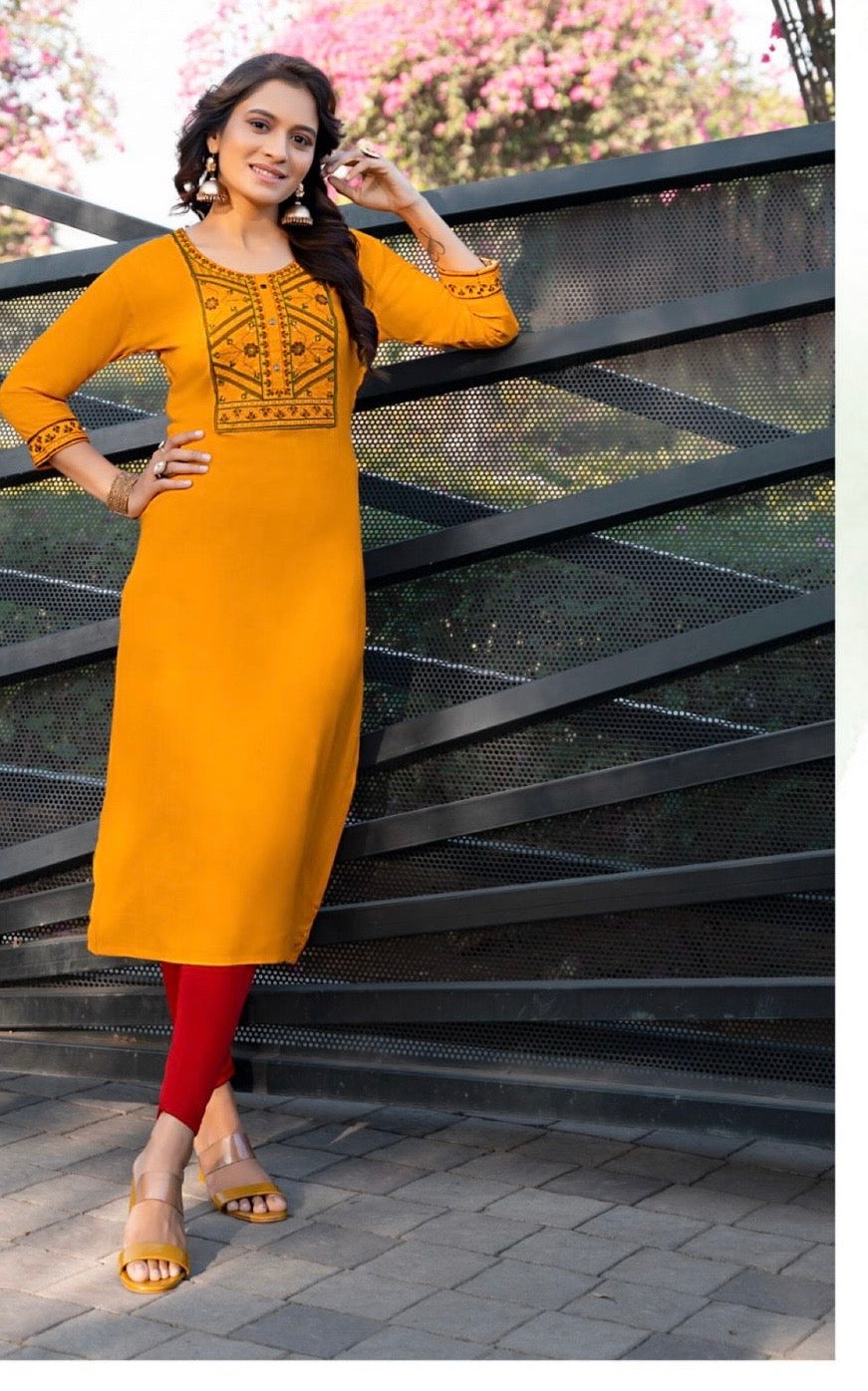 Heavy Rayon Kurti