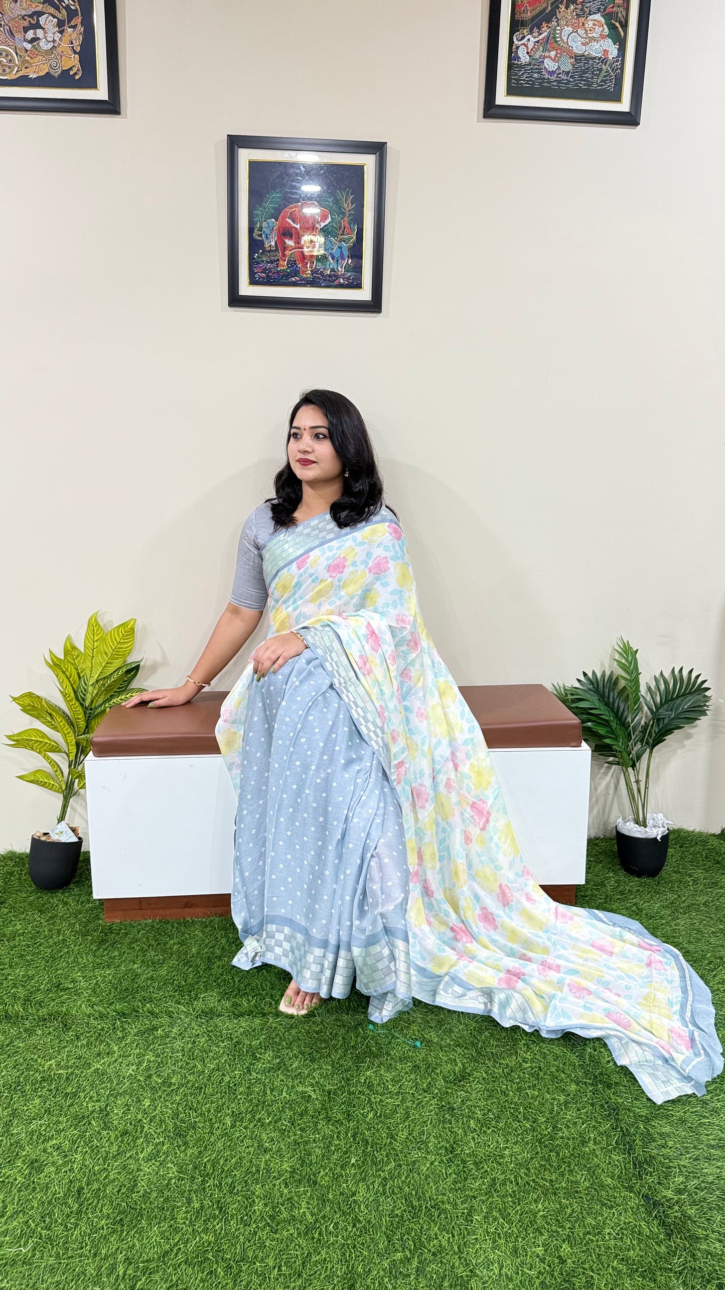 STAVAN Presents: AAVI - Pure Jari Chiffon