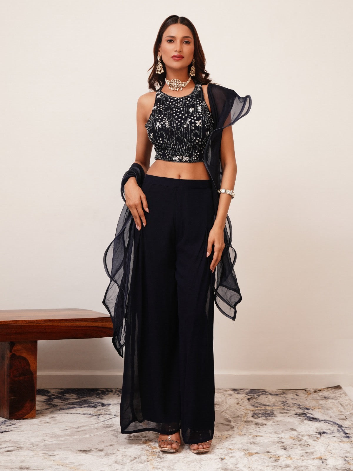 Ready-to-Wear Crop Top Set