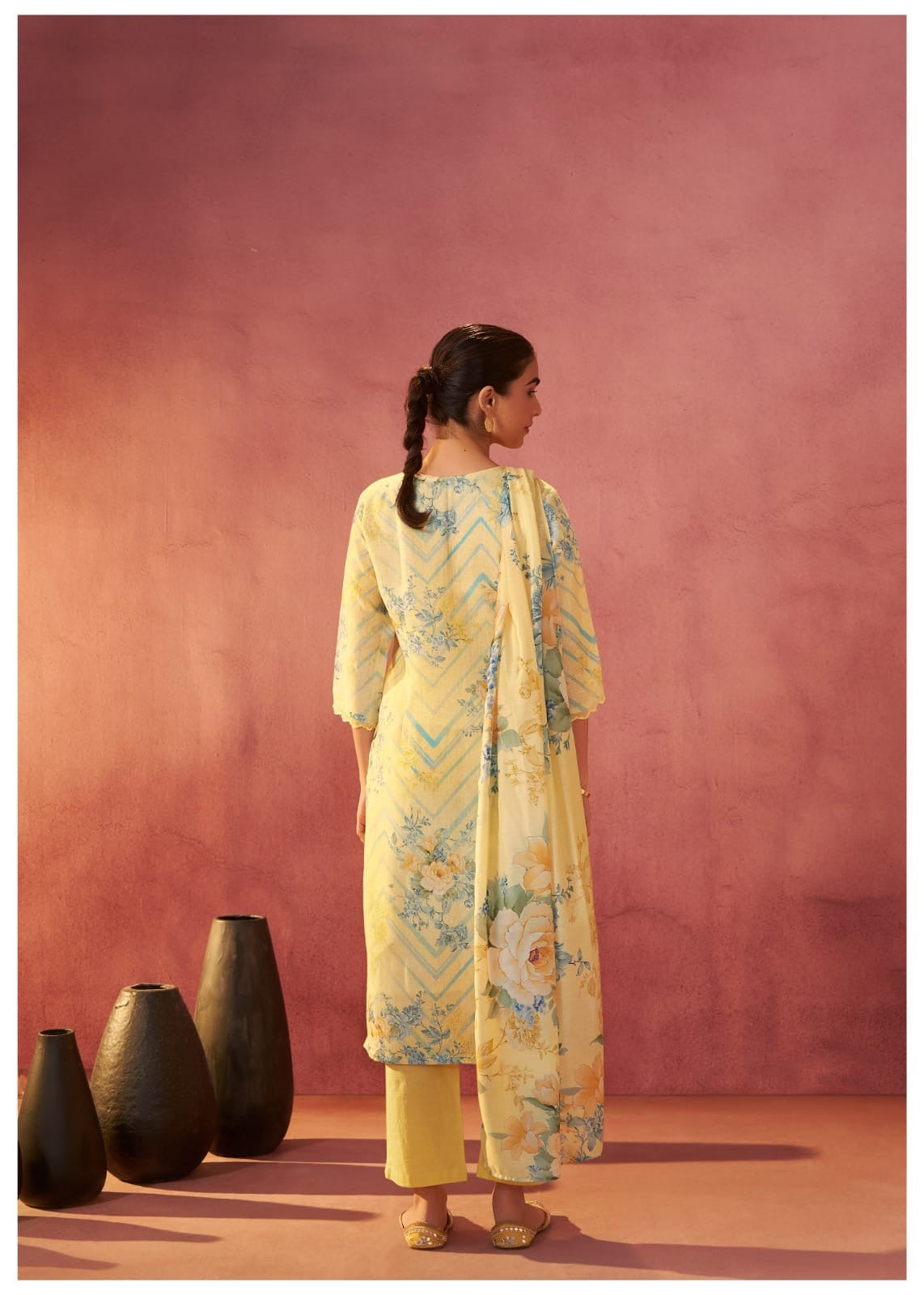 Linen Kurta Pant Dupatta Set for Women – Lightweight and Breathable Ethnic Wear