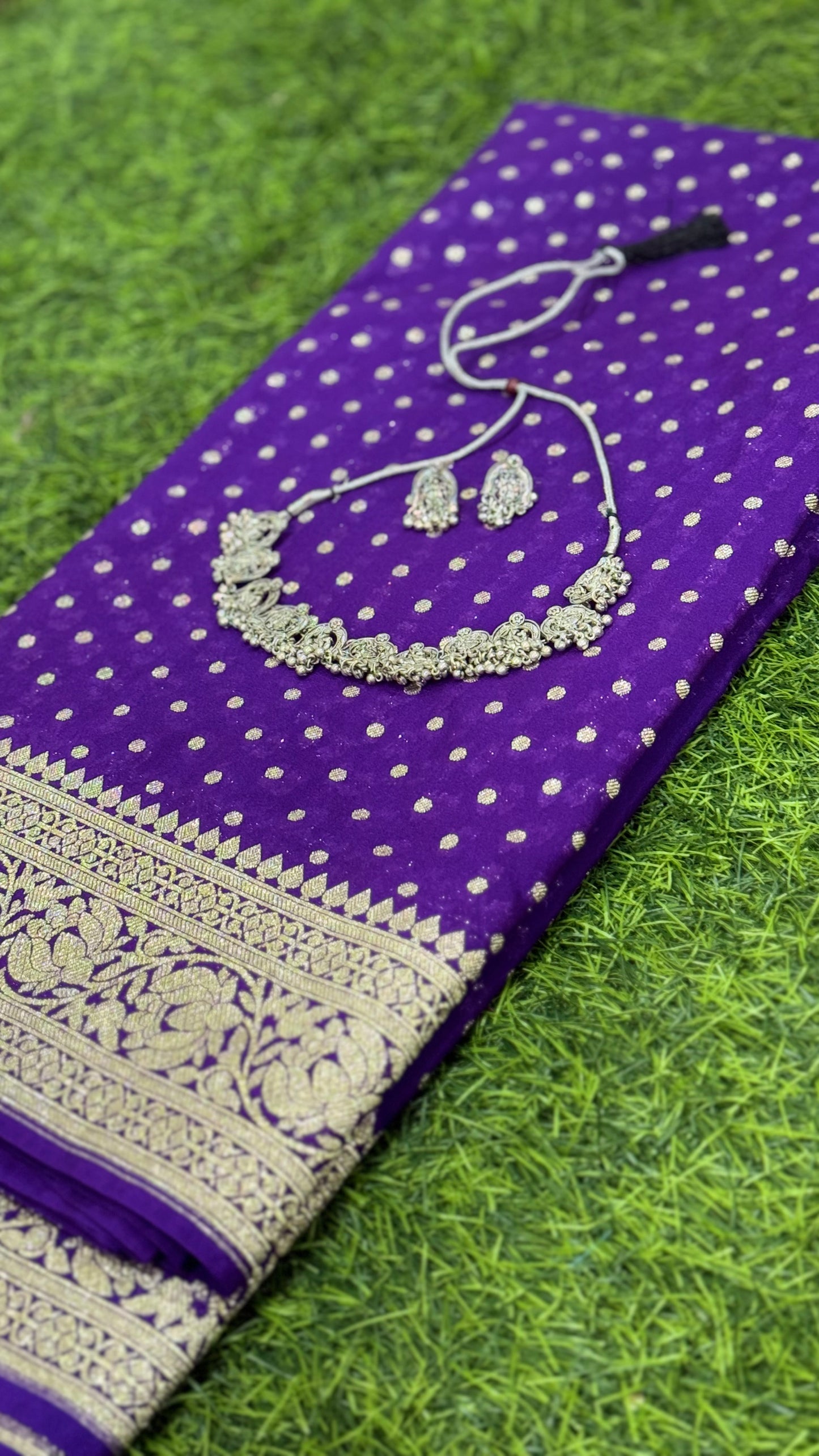 Banarasi Semi Khaddi Katan Georgette Soft Silk Saree