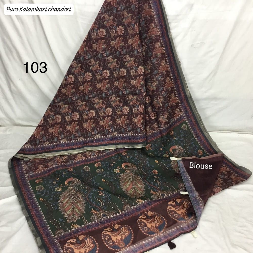 Blossom Bliss Chanderi Cotton
