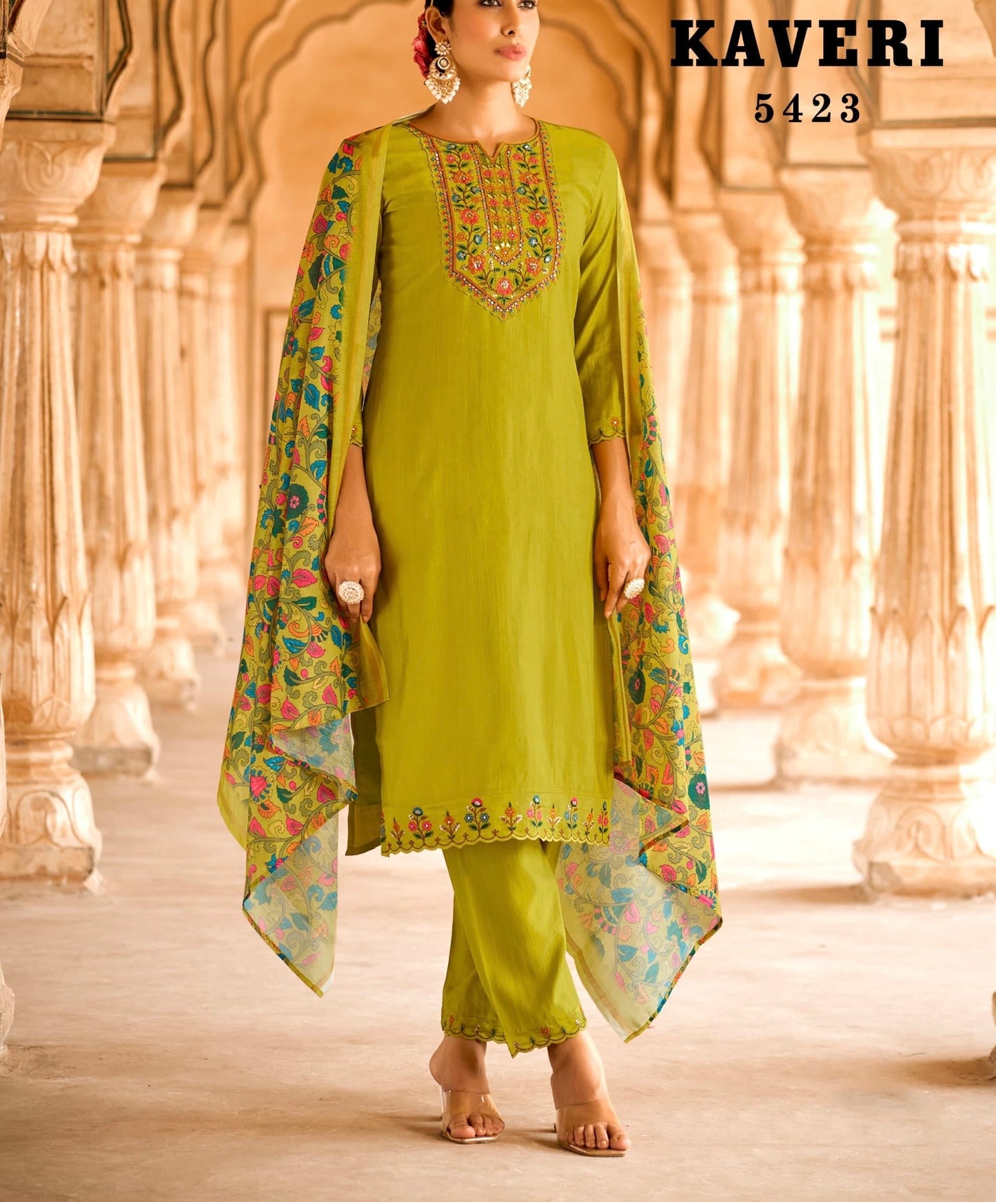 Kaveri by Rangoon Viscose embroidery