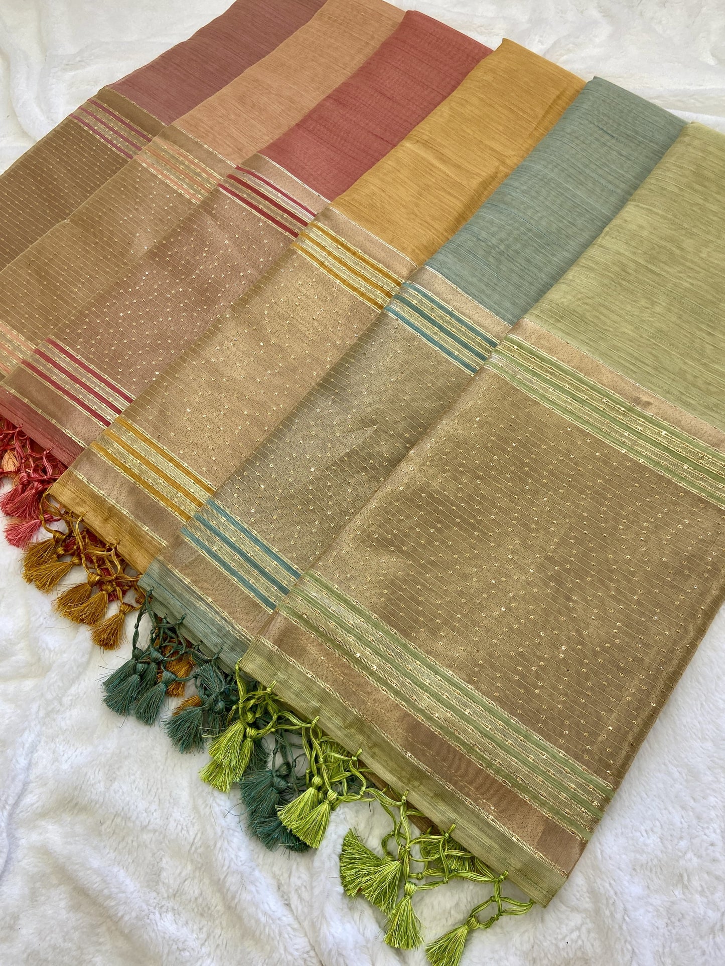 Gleaming Elegance Soft Banarasi Tissue Silk