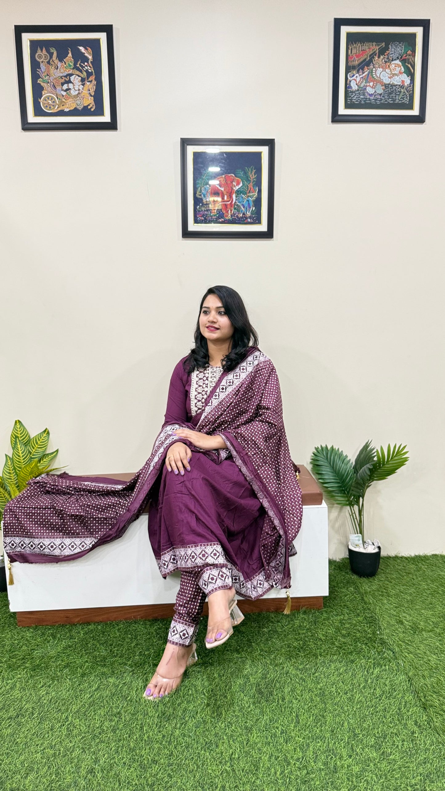 Jailer Collection 3-piece ethnic set