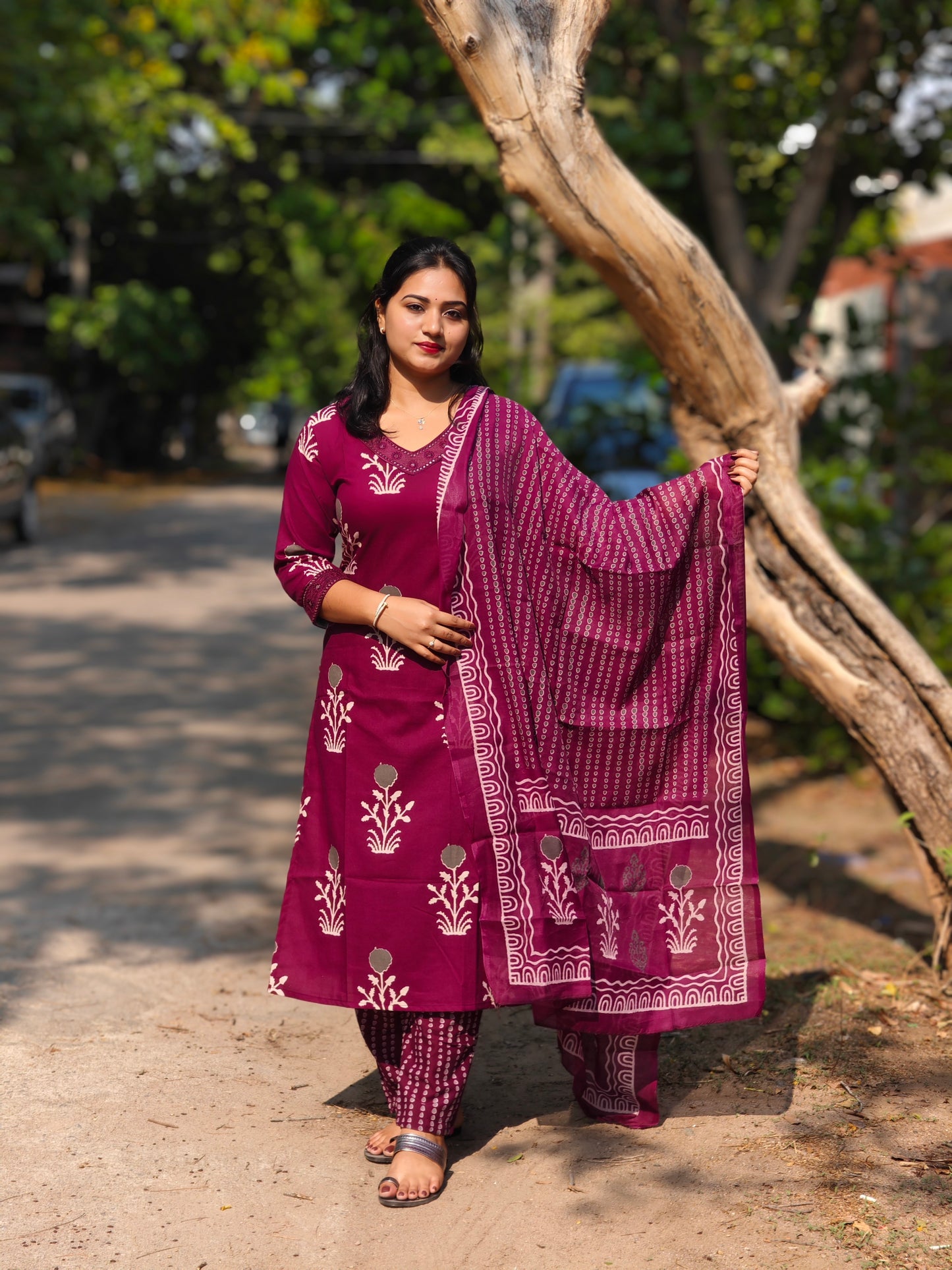 Blooming Beauty: Floral Bliss Viscose Rayon Suit Sets Now at Mani's Fashions