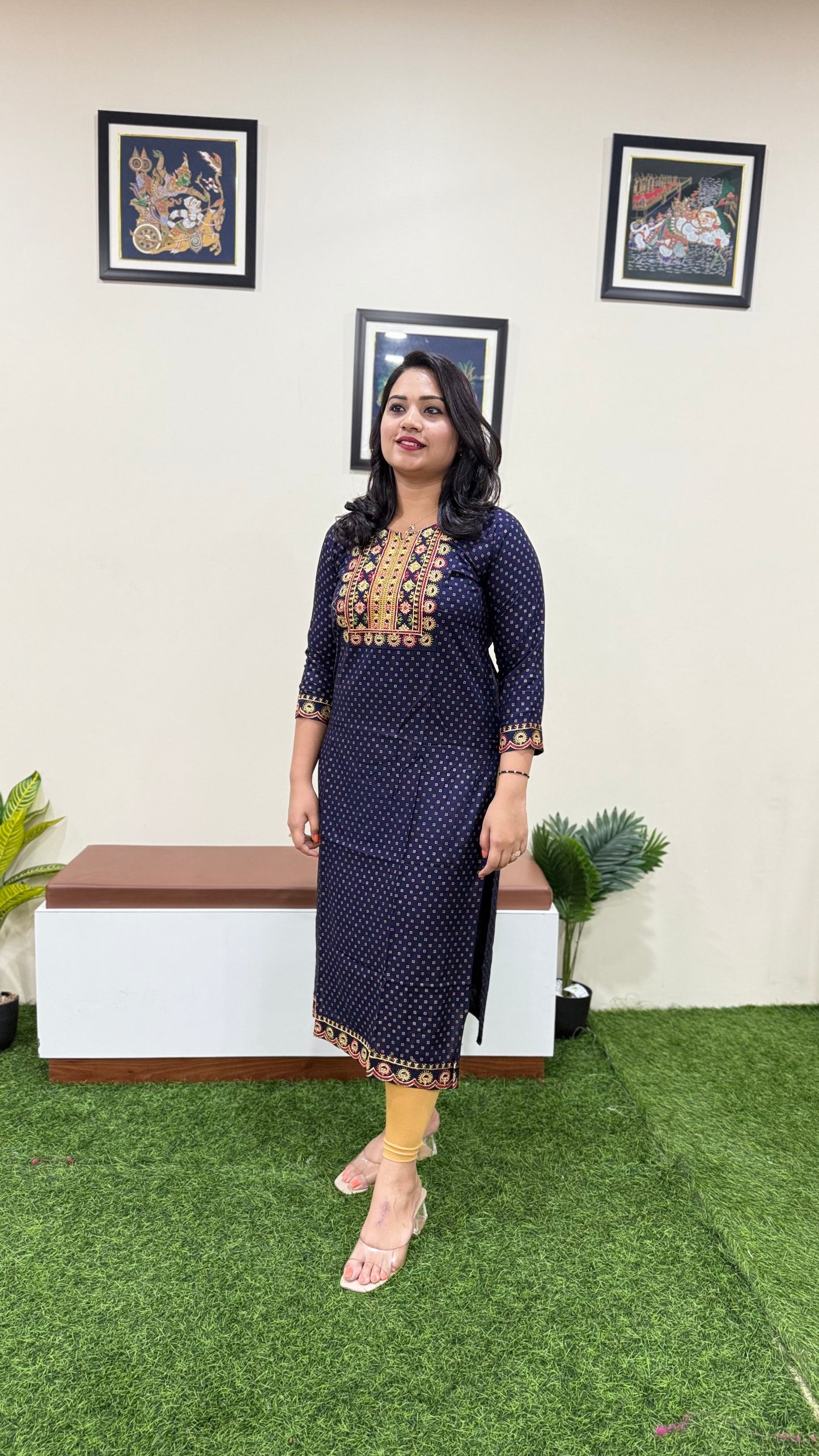 Solid Premium Designer Kurtis