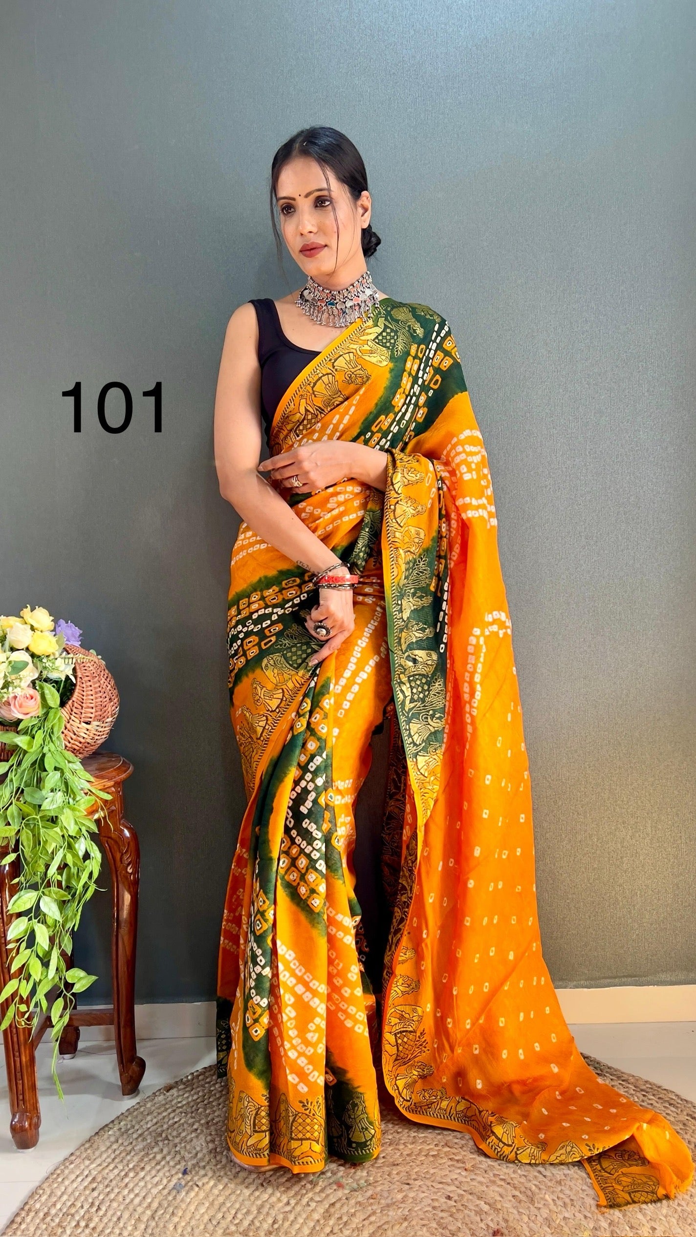 Exquisite Elegance - New Bandhani Saree