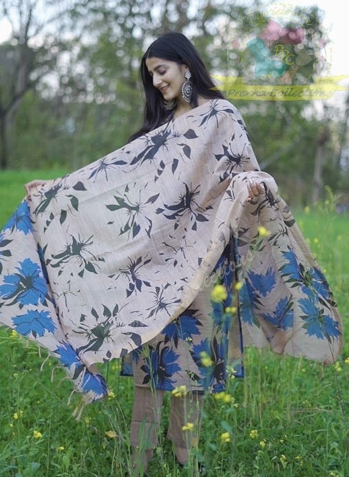 Elegant Cotton Silk Ensemble - Only ₹1799 with Free Shipping