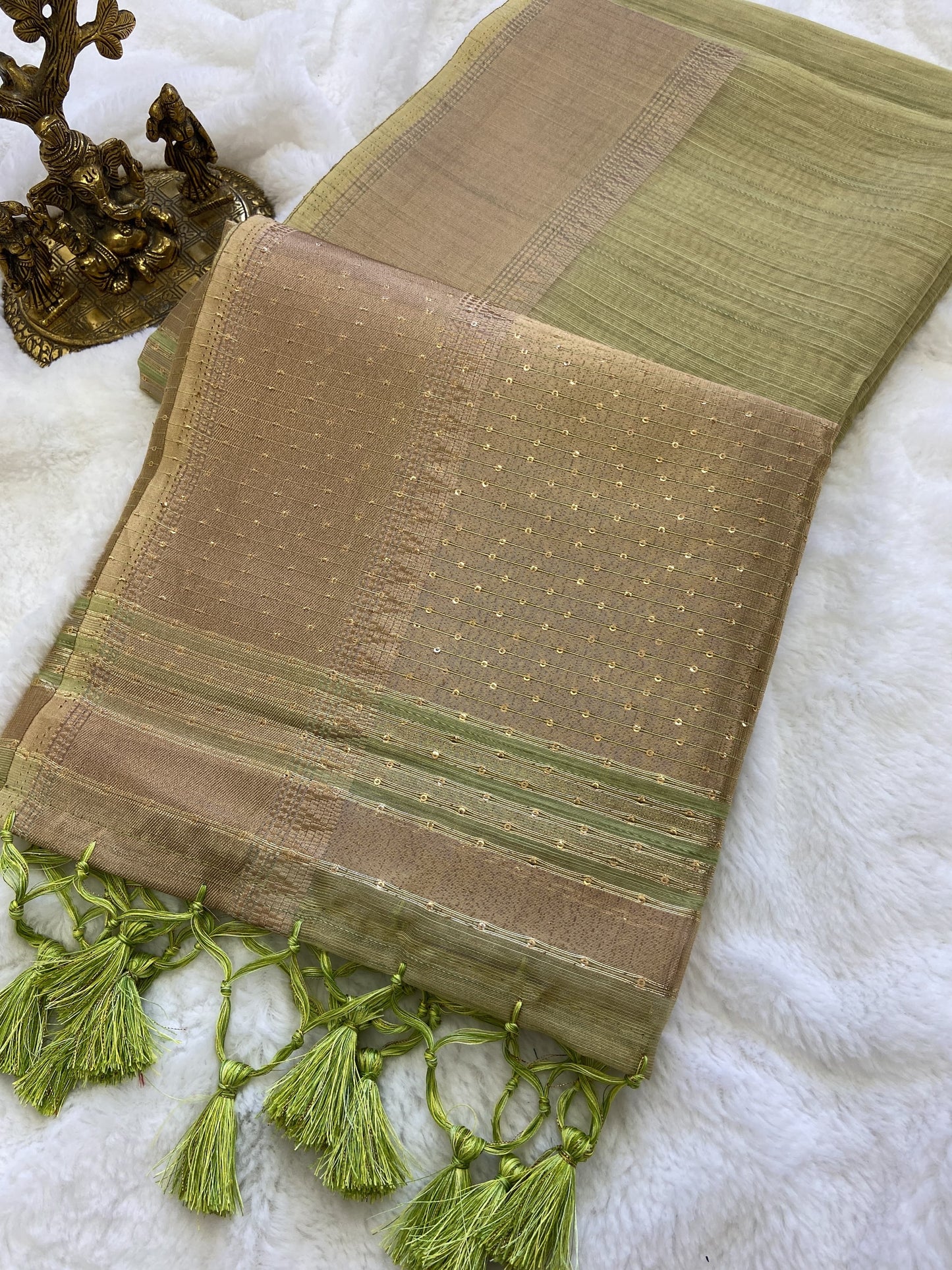 Gleaming Elegance Soft Banarasi Tissue Silk