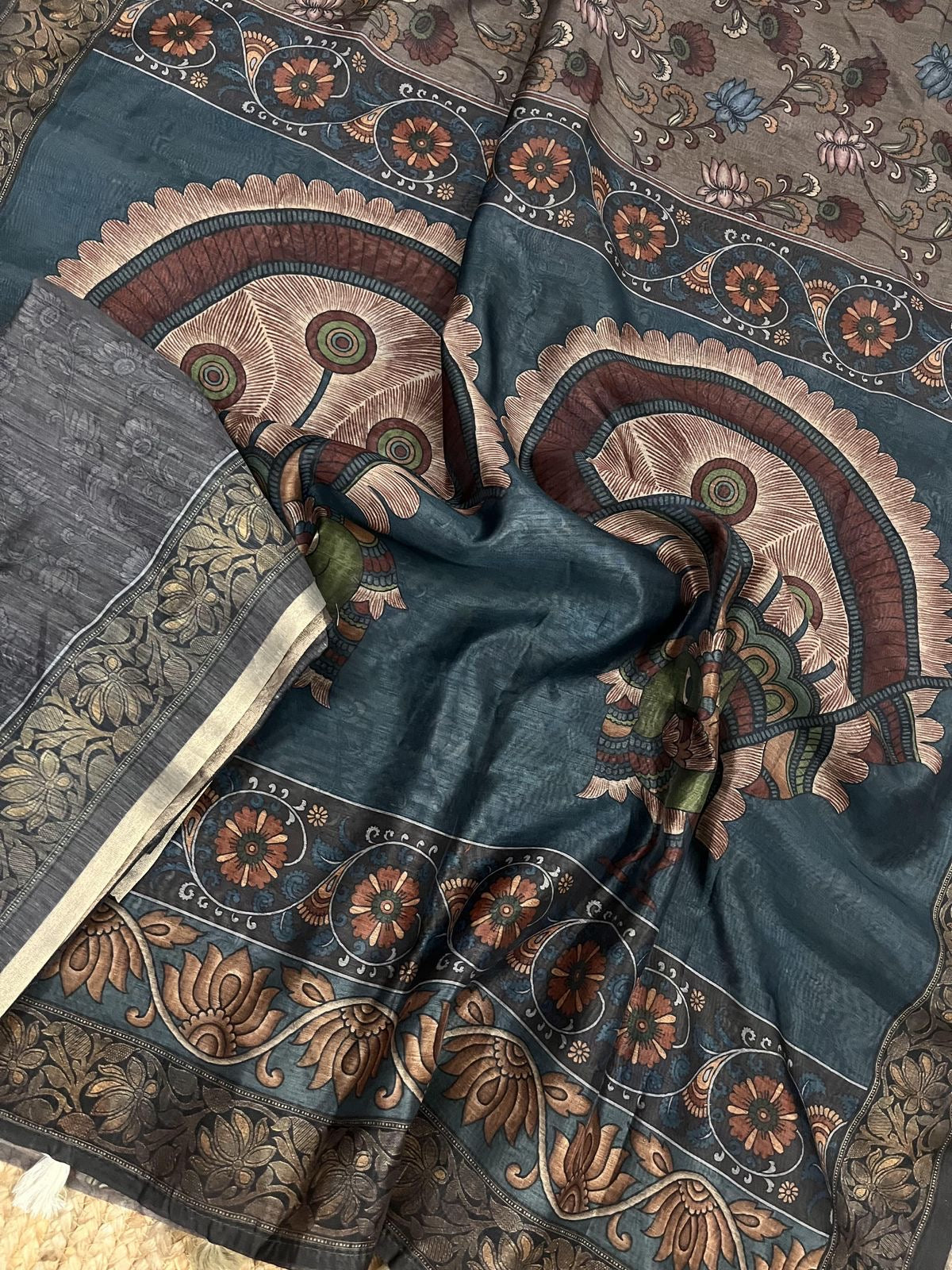 Blossom Bliss Chanderi Cotton