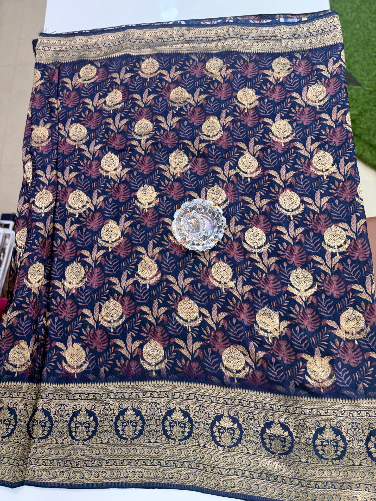 Pure Modal Silk Saree with Digital Print and Zari Border – Premium Festive Ethnic Saree for Women