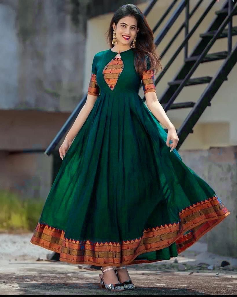 Long Beautiful Anarkali Gown