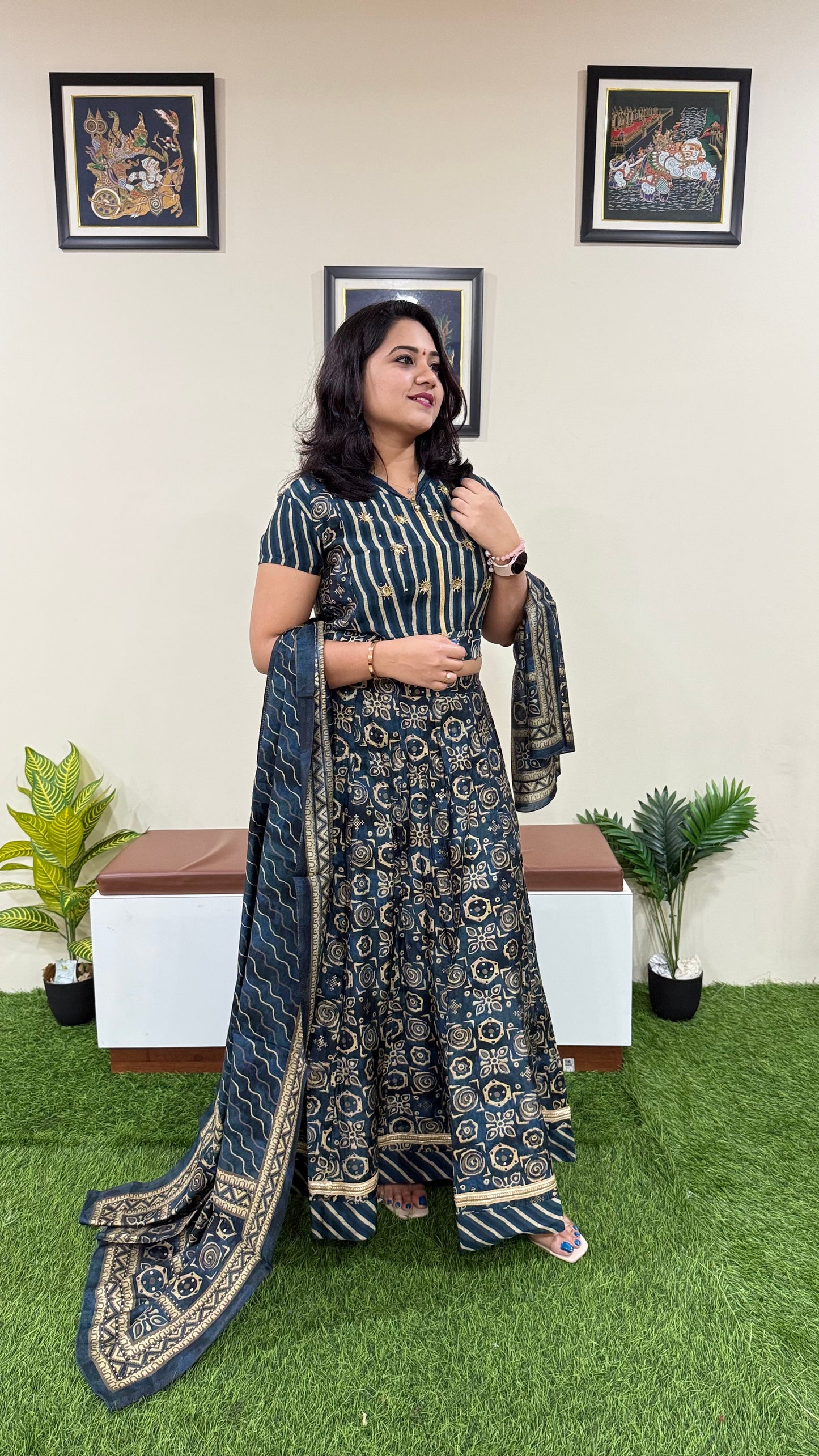 Elevate Your Festive Look for Just ₹1999 - Muslin Top, Skirt Dupatta
