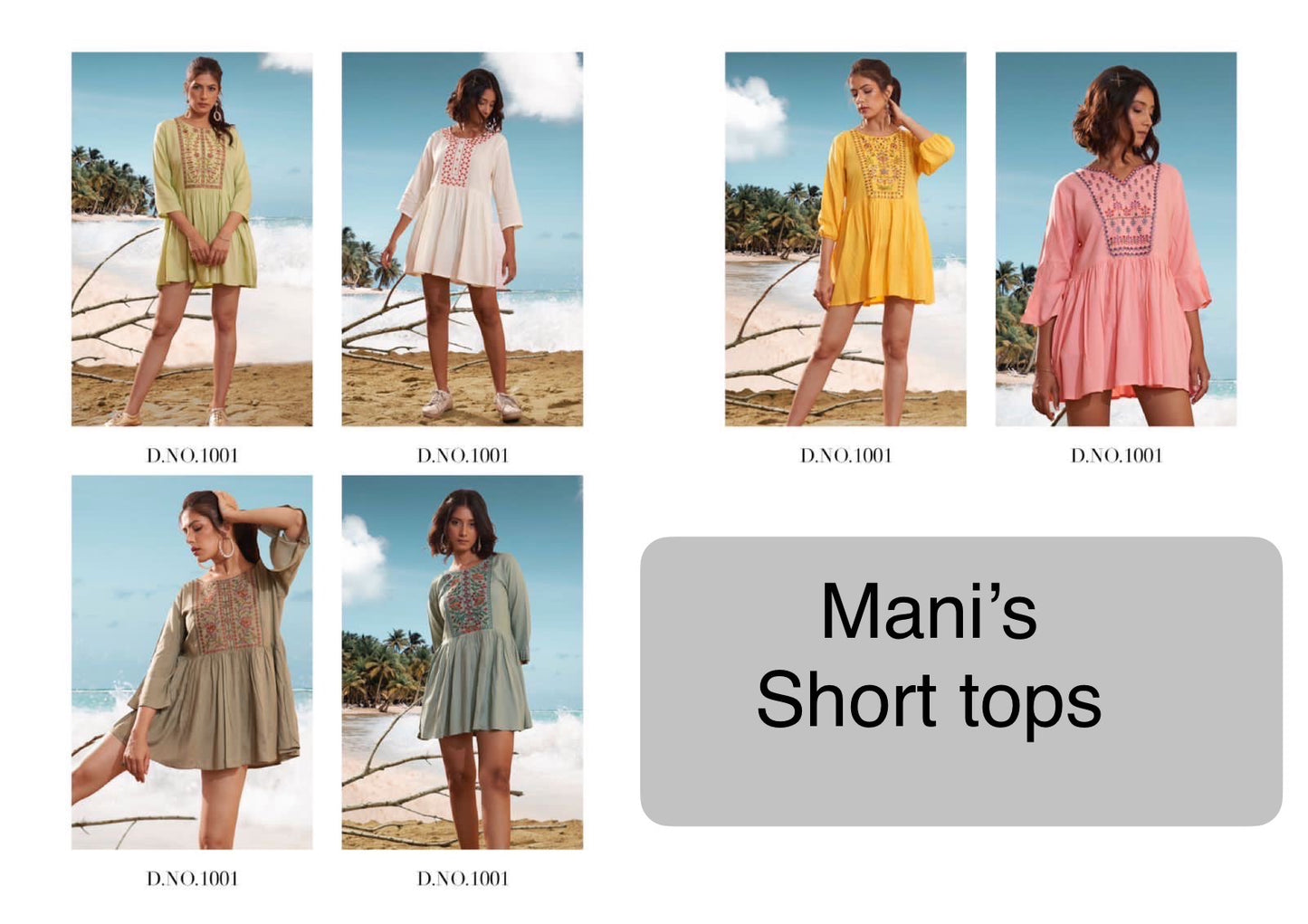 Mani’s Short Tops