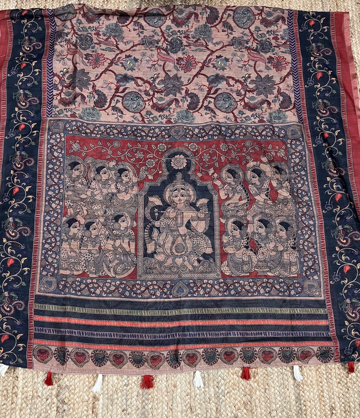 Blossom Bliss Chanderi Cotton
