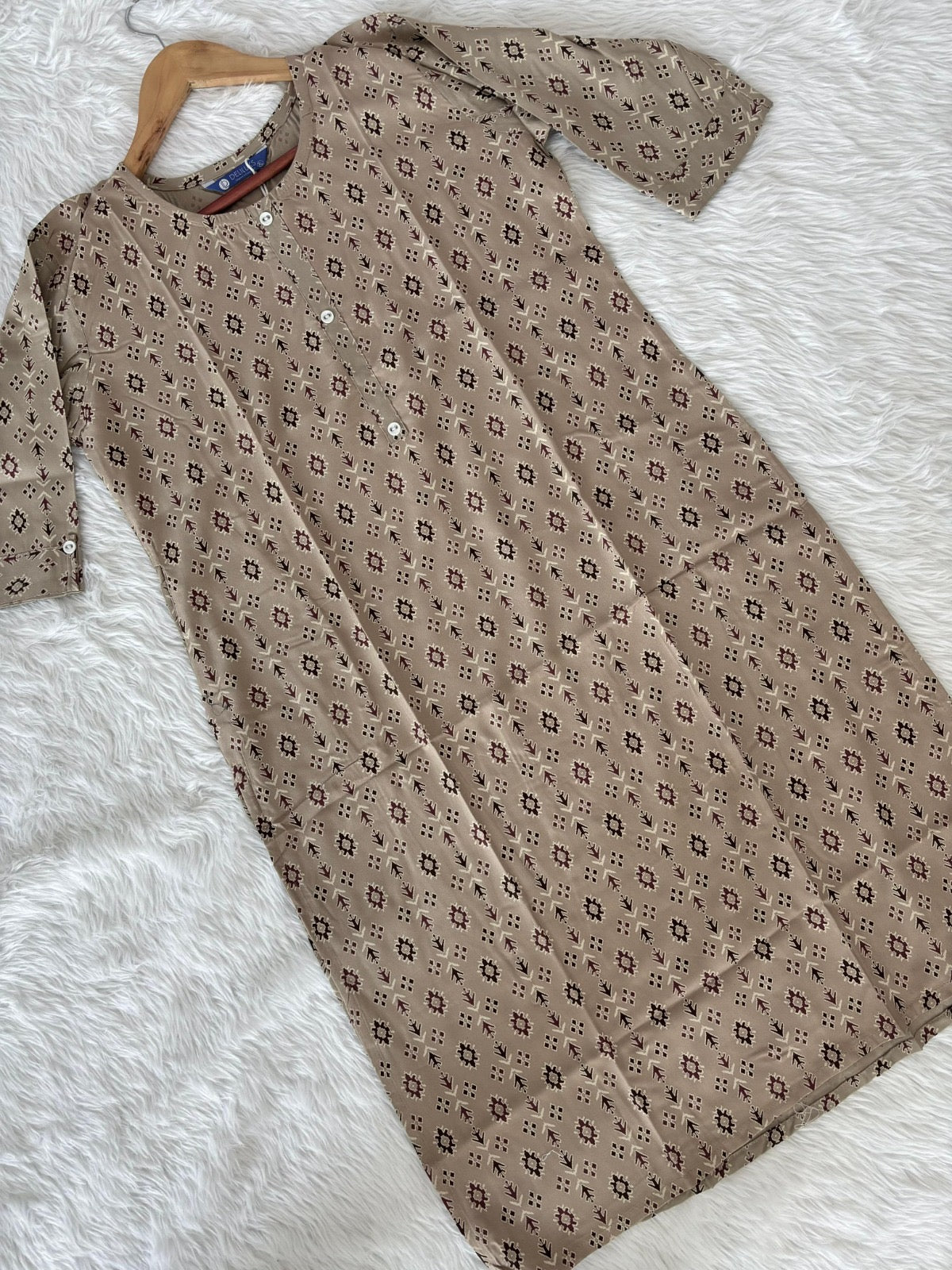 Rayon Summer Kurtis Beautiful Light brown