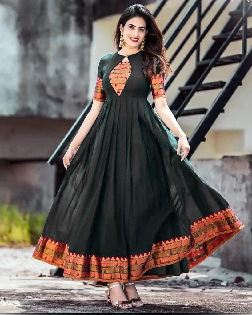 Long Beautiful Anarkali Gown