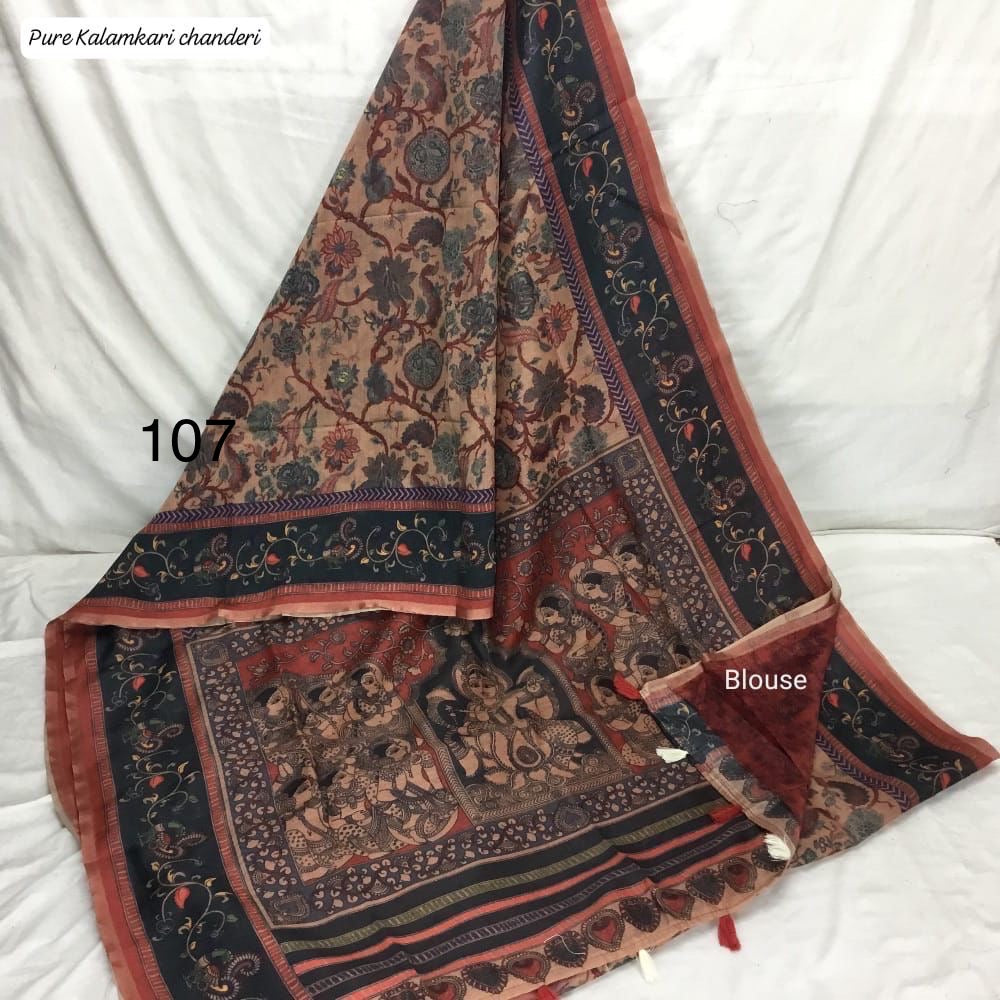 Blossom Bliss Chanderi Cotton
