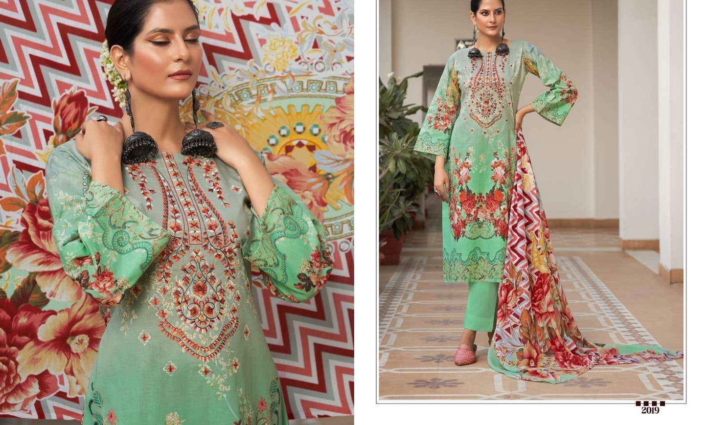 Celestial Charm Unstitched Dress Material
