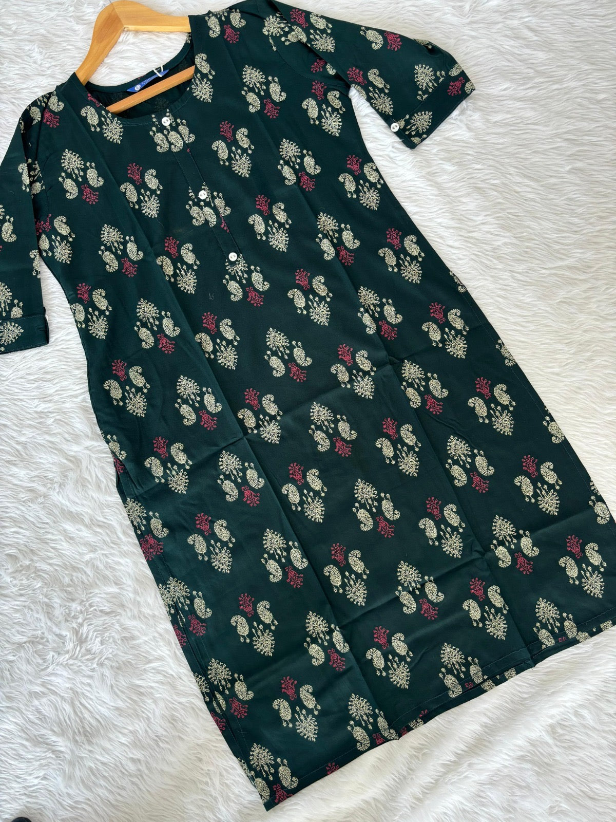 Rayon Summer Kurtis Butti Design