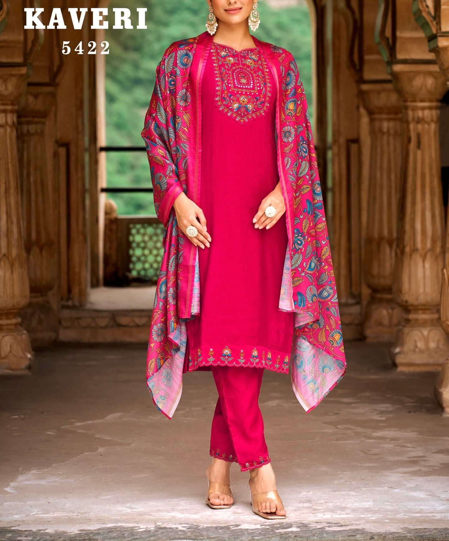 Kaveri by Rangoon Viscose embroidery