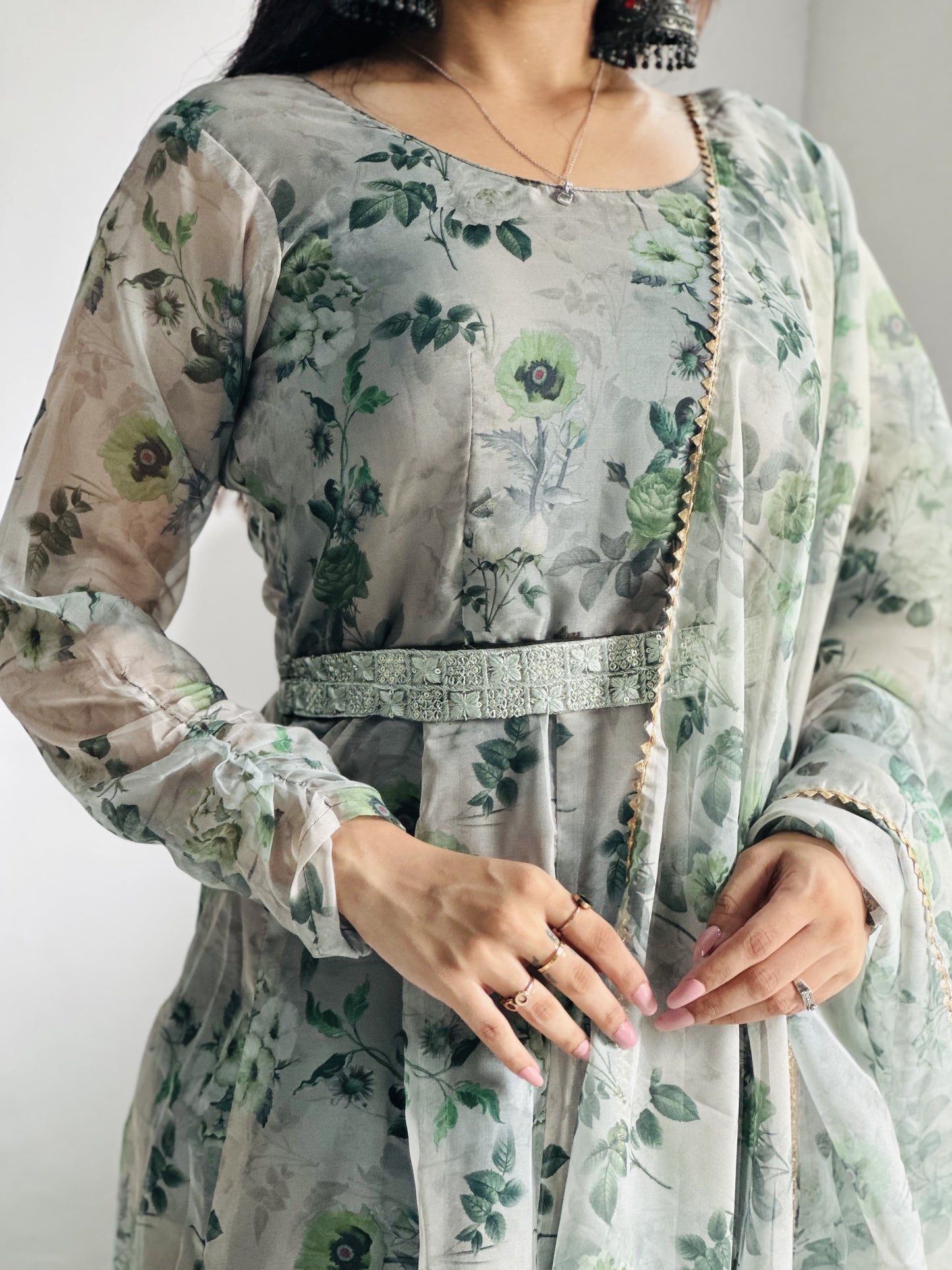 New Organza Suit Set