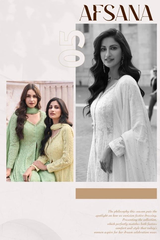 Designer Presents: Afsana (3 PCS) - New Collection