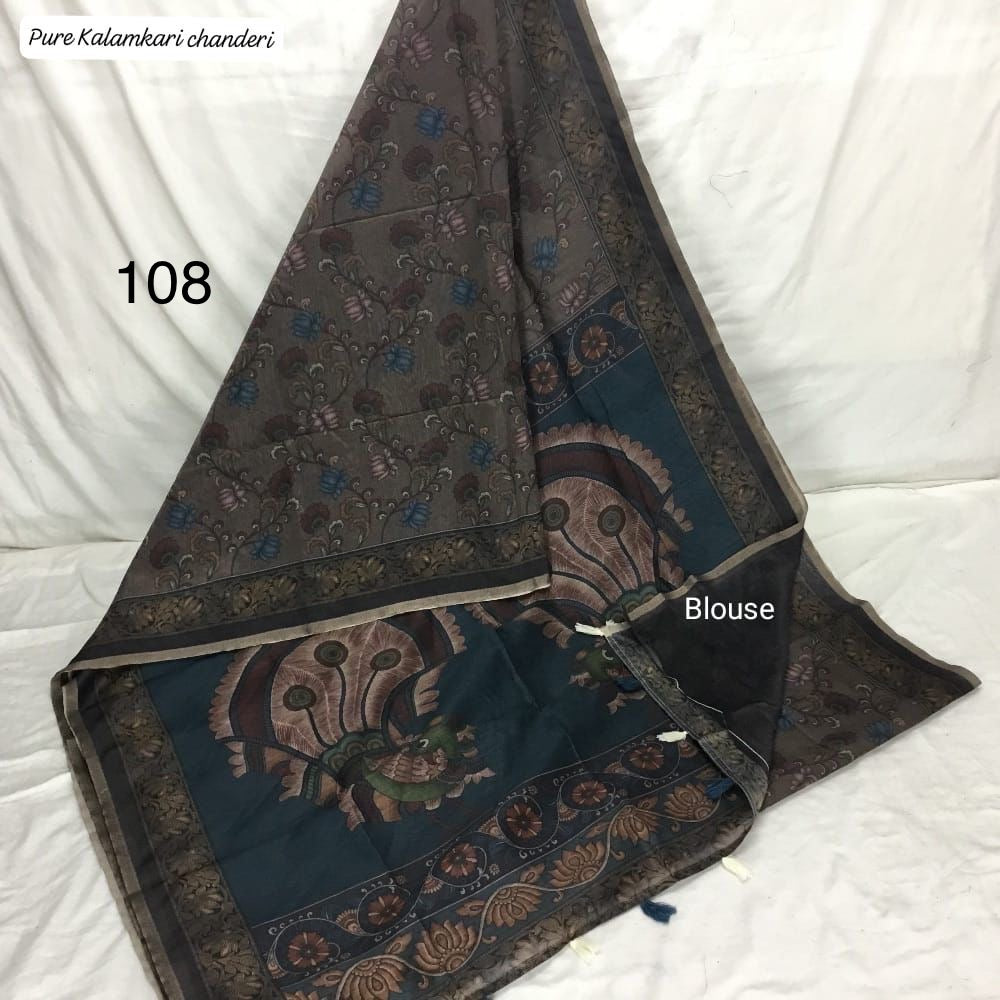 Blossom Bliss Chanderi Cotton