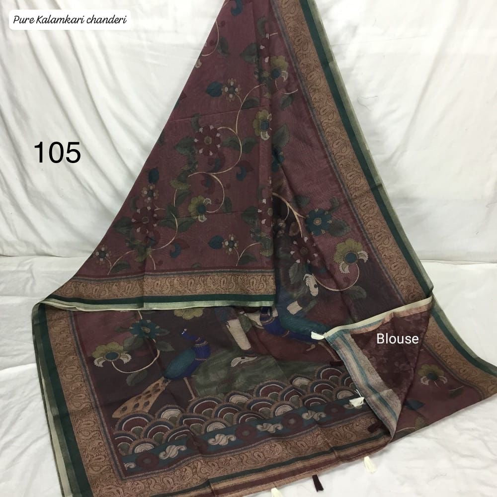 Blossom Bliss Chanderi Cotton