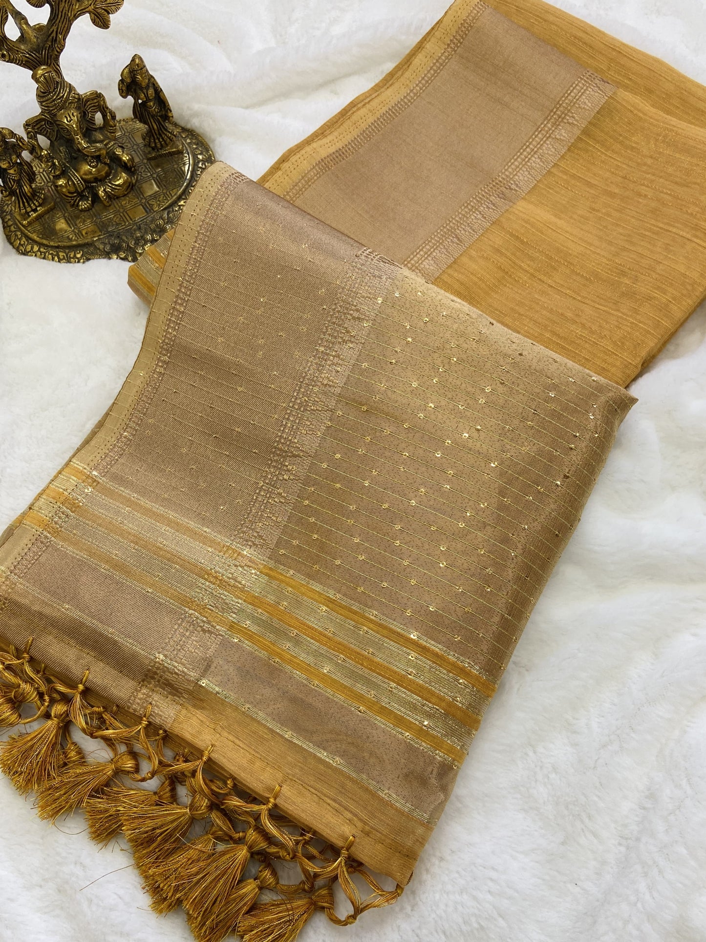 Gleaming Elegance Soft Banarasi Tissue Silk