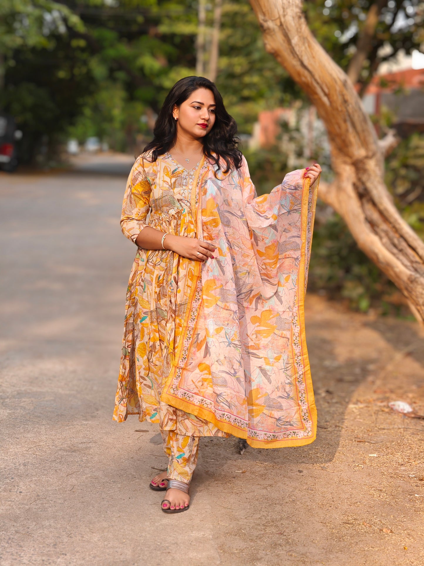 Elegance Redefined: Luxurious Alia Cut Suit for the Modern Woman