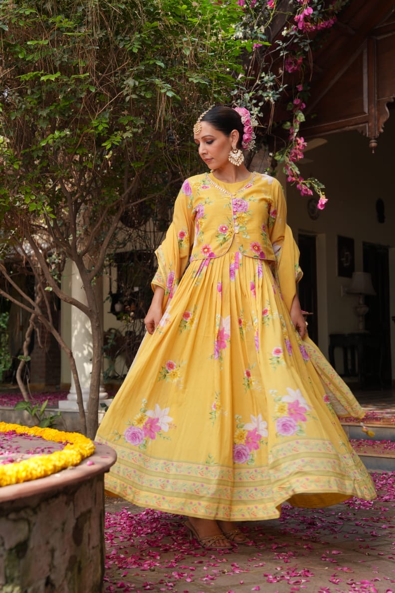 Indo-Western Anarkali Collection