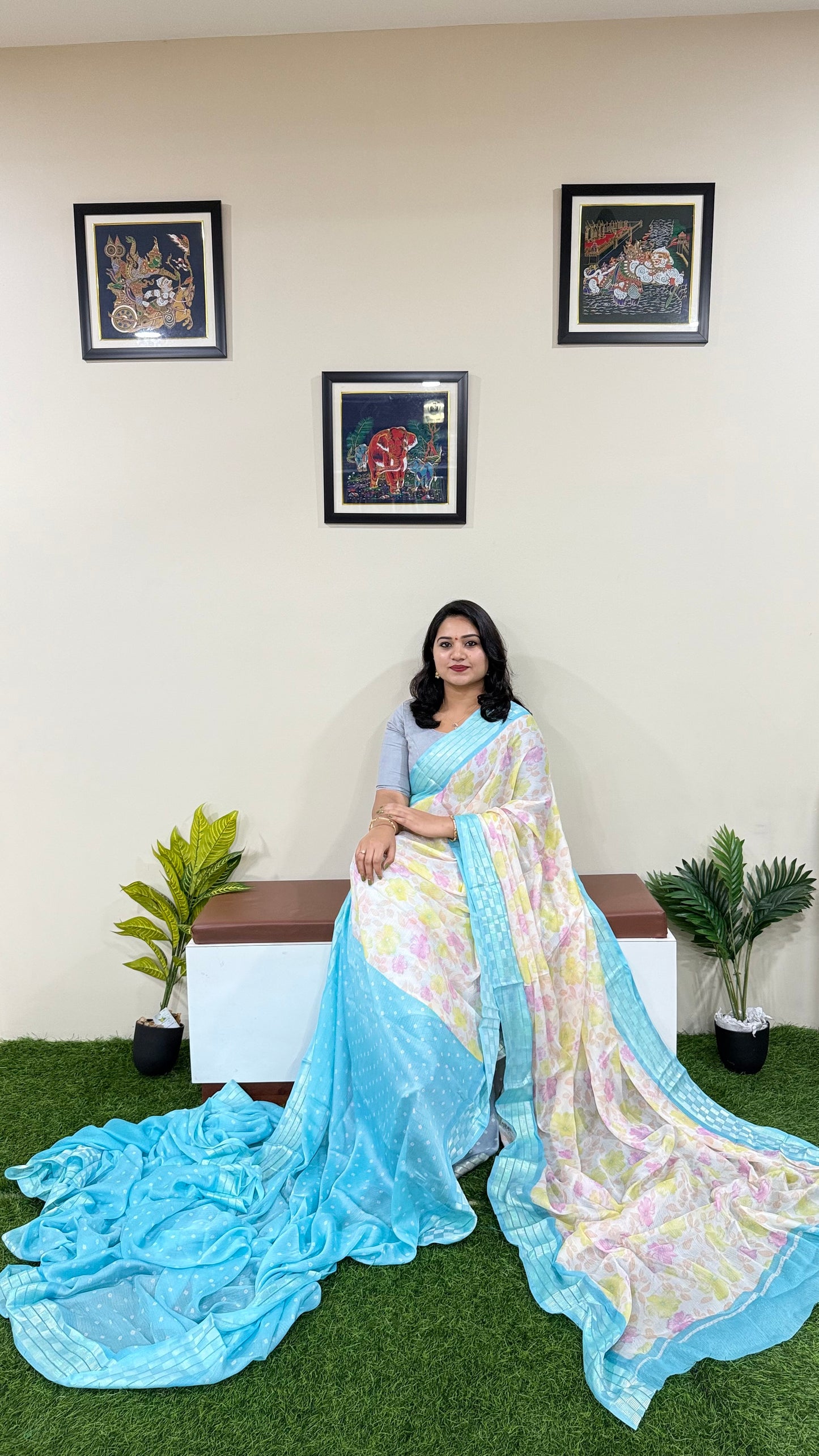 STAVAN Presents: AAVI - Pure Jari Chiffon
