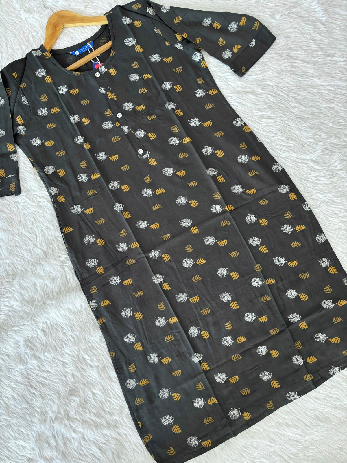 Rayon Summer Kurtis Beautiful Grey