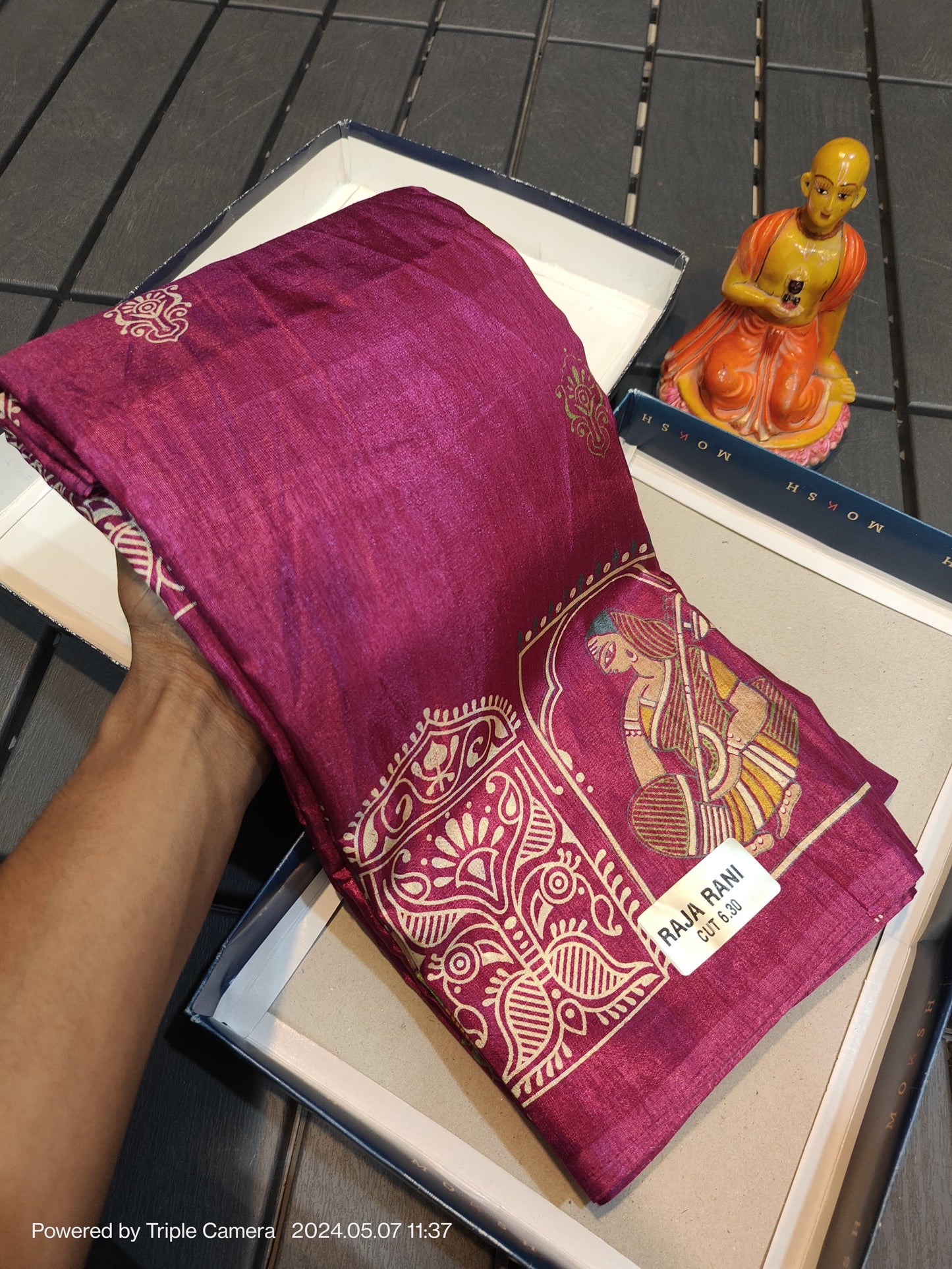Chic & Affordable: Tantalizing Tassar Silk Saree with BP – Only ₹799
